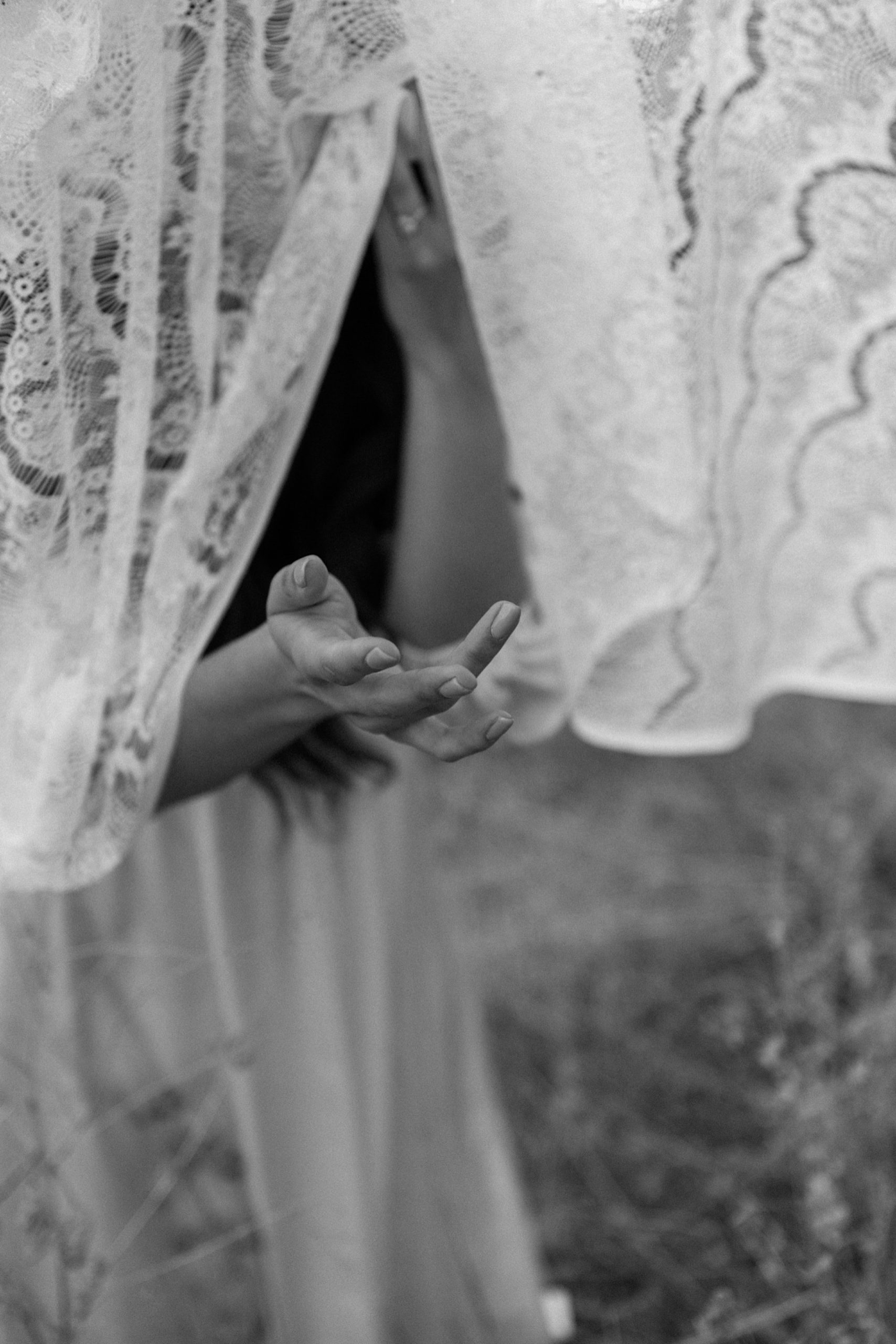 A Colorado elopement bride poses in her satin anti-bride wedding dress in Denver Colorado. Photo by Denver elopement photographer, Colorado elopement photographer, Ashley Joyce Photography 2021.