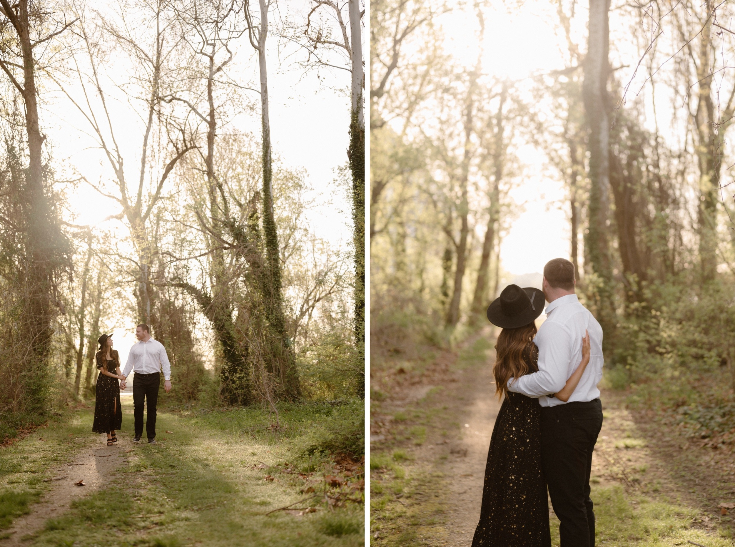 A married couple poses for their Alexandria, Virginia wedding anniversary photo session at Jones Point Park with Colorado photographer, Ashley Joyce Photography. Copyright Ashley Joyce Photography 2022.