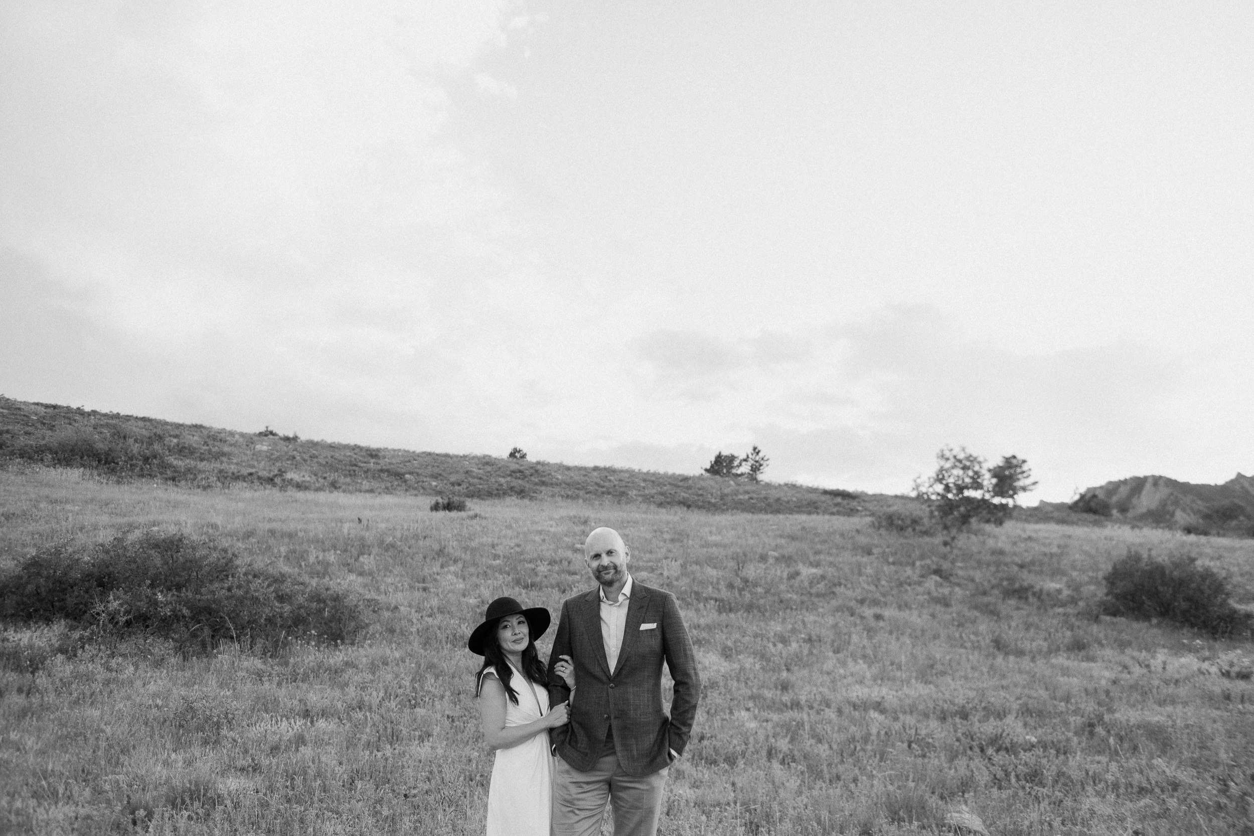 Classy engagement photos in RiNo Denver and Boulder, Colorado. Classy engagement photos by destination wedding photographer, Ashley Joyce Photography. Romantic couple aesthetic, romantic couples, couples goals, downtown engagement photos, mountain engagement photos, classy engagement pictures