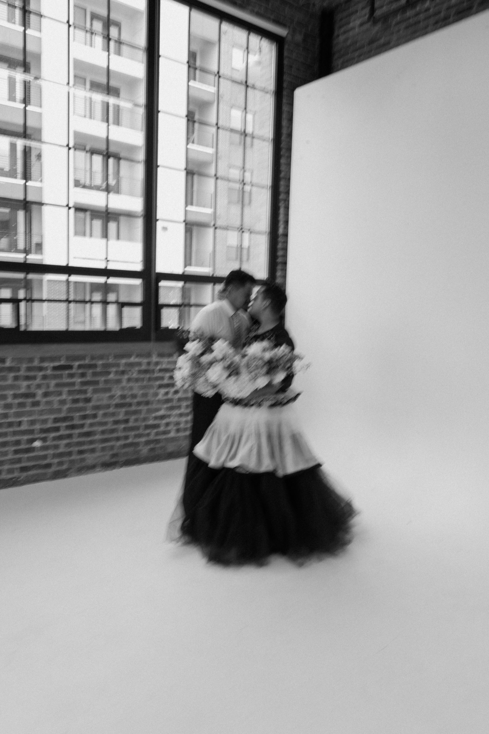 Photo of a Colorado elopement couple for their gay styled elopement. Photo by Denver elopement photographer, Ashley Joyce Photography, copyright 2021.
