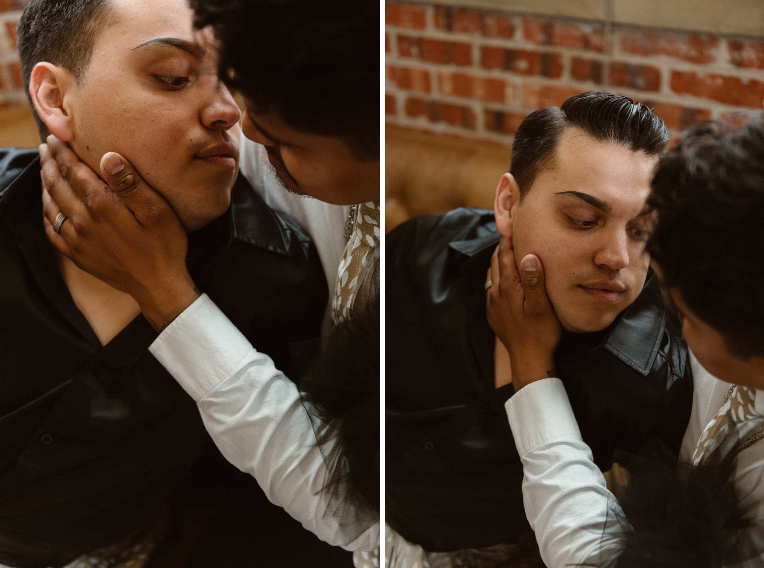 Photo of a Colorado elopement couple for their gay styled elopement. Photo by Denver elopement photographer, Ashley Joyce Photography, copyright 2021.
