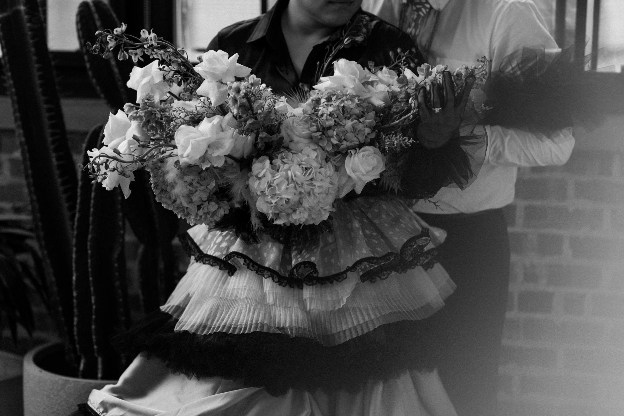 Photo of a Colorado elopement couple for their gay styled elopement. Photo by Denver elopement photographer, Ashley Joyce Photography, copyright 2021.