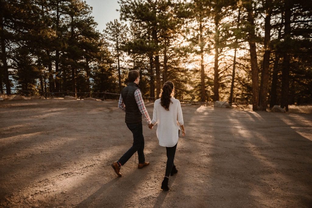 Lost Gulch Overlook Chautauqua Park Engagement Photos Ashley Joyce Photography 2020