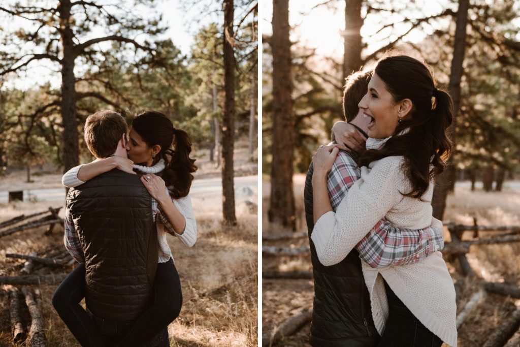 Lost Gulch Overlook Chautauqua Park Engagement Photos Ashley Joyce Photography 2020