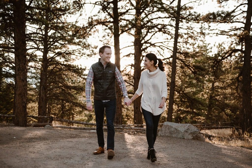 Lost Gulch Overlook Chautauqua Park Engagement Photos Ashley Joyce Photography 2020