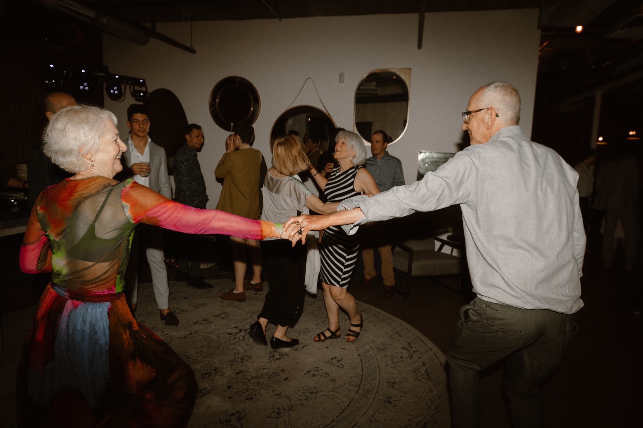 Wedding celebration at The Infinite Monkey Theorem in RiNo, Denver, Colorado. An intimate wedding celebration for Gwen and Alex, a year after their intimate elopement. Photos by Colorado wedding photographer, Ashley Joyce Photography.
