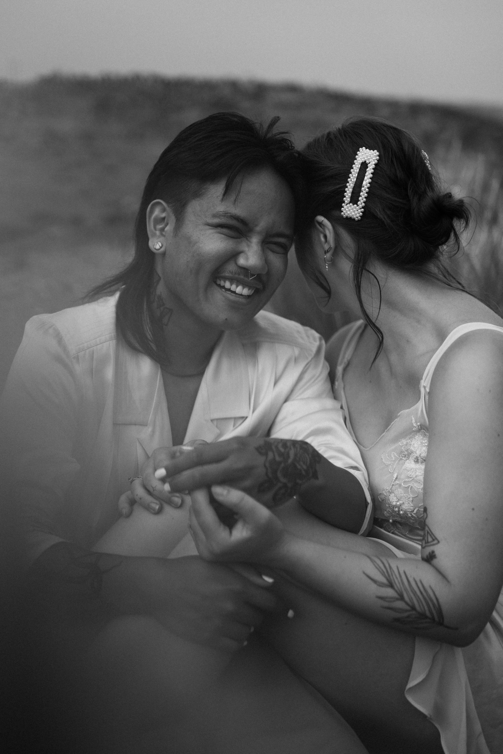 Colorado vow renewal in Morrison, Colorado. A Colorado married couple performs their vow renewal on a sunny summer day near Denver, Colorado. Photos by Denver elopement photographer, Ashley Joyce Photography, copyright 2022.