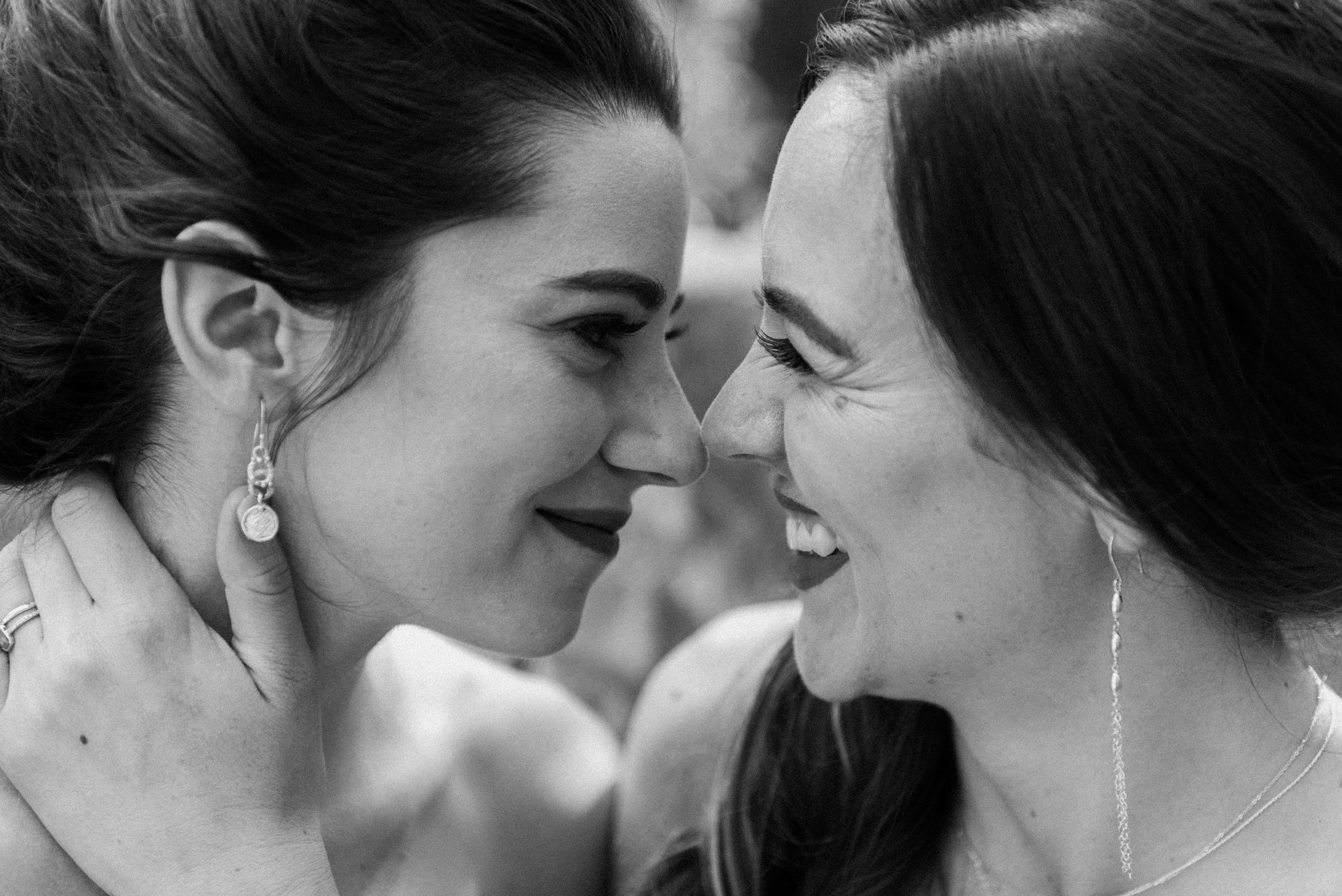 Black and white lesbian elopement photos by Ashley Joyce Photography 2020