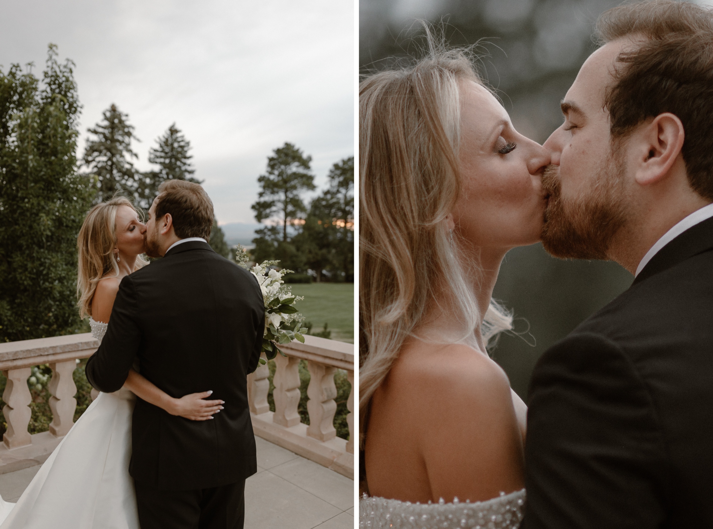 Photos from a luxurious, chic, and stylish Highlands Ranch Mansion wedding that was photographed by Colorado wedding photographer Ashley Joyce.