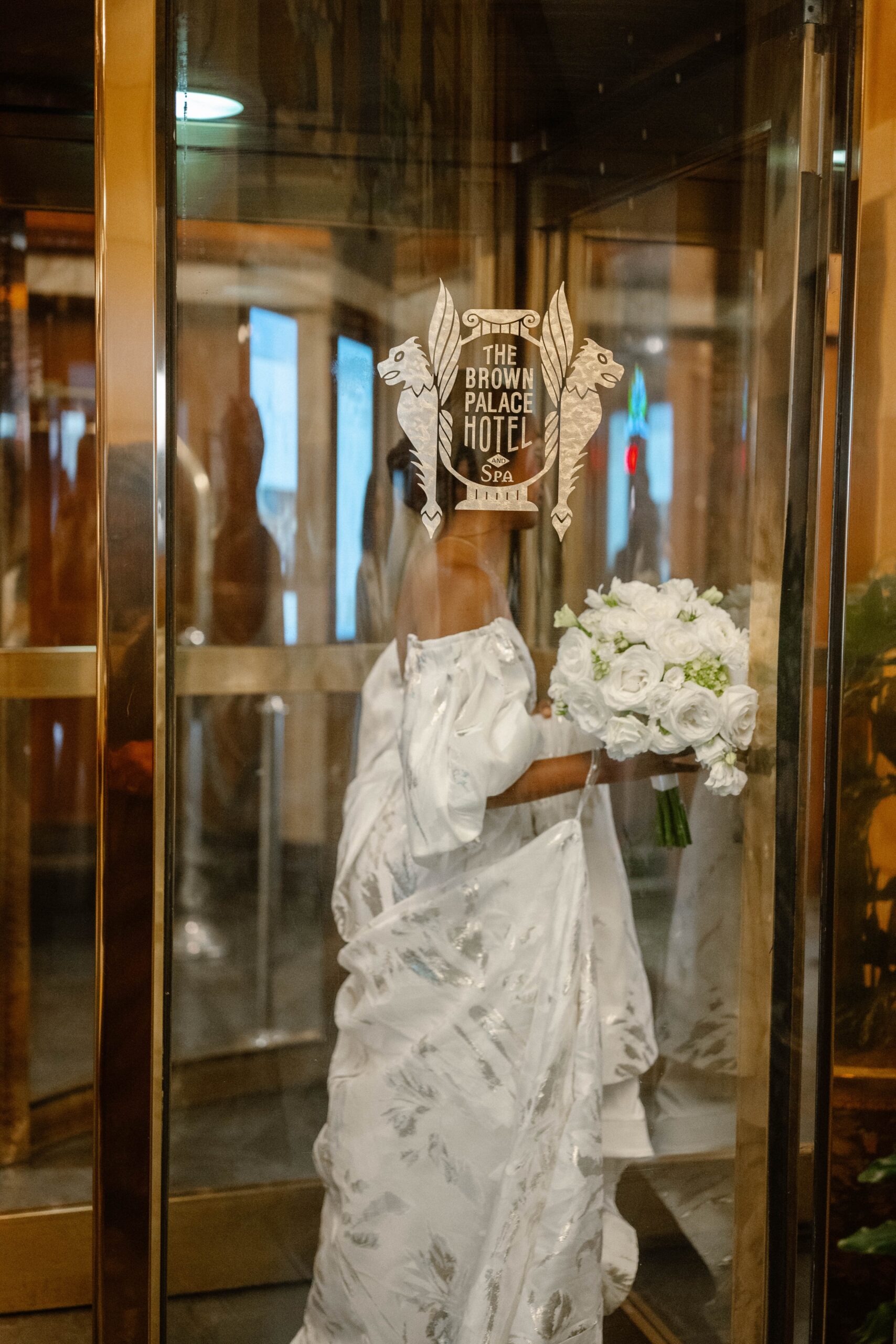 Denver wedding photos taken at the Denver Art Museum. Photo by Durango and Telluride wedding photographer Ashley Joyce.