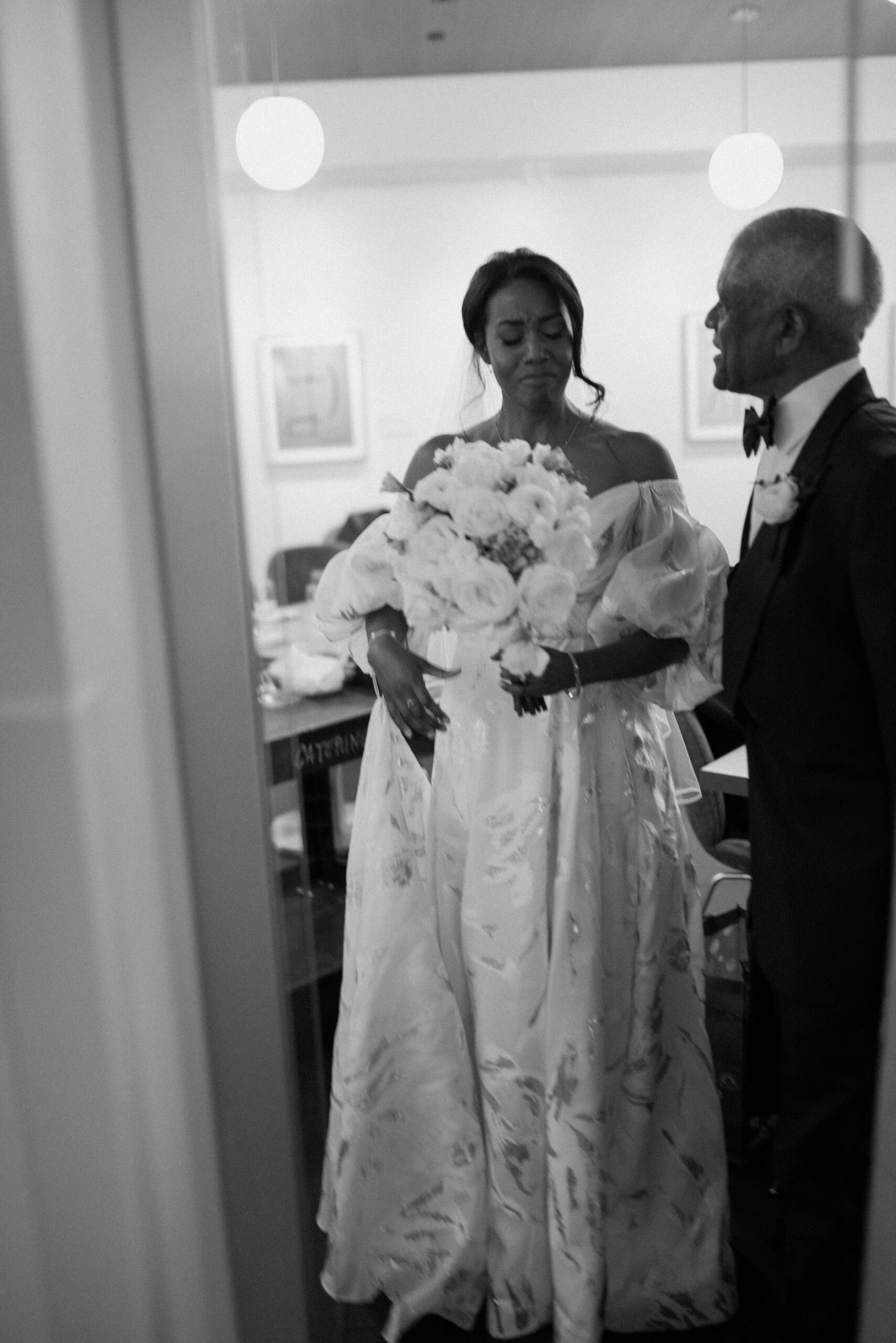 Denver wedding photos taken at the Denver Art Museum. Photo by Durango and Telluride wedding photographer Ashley Joyce.