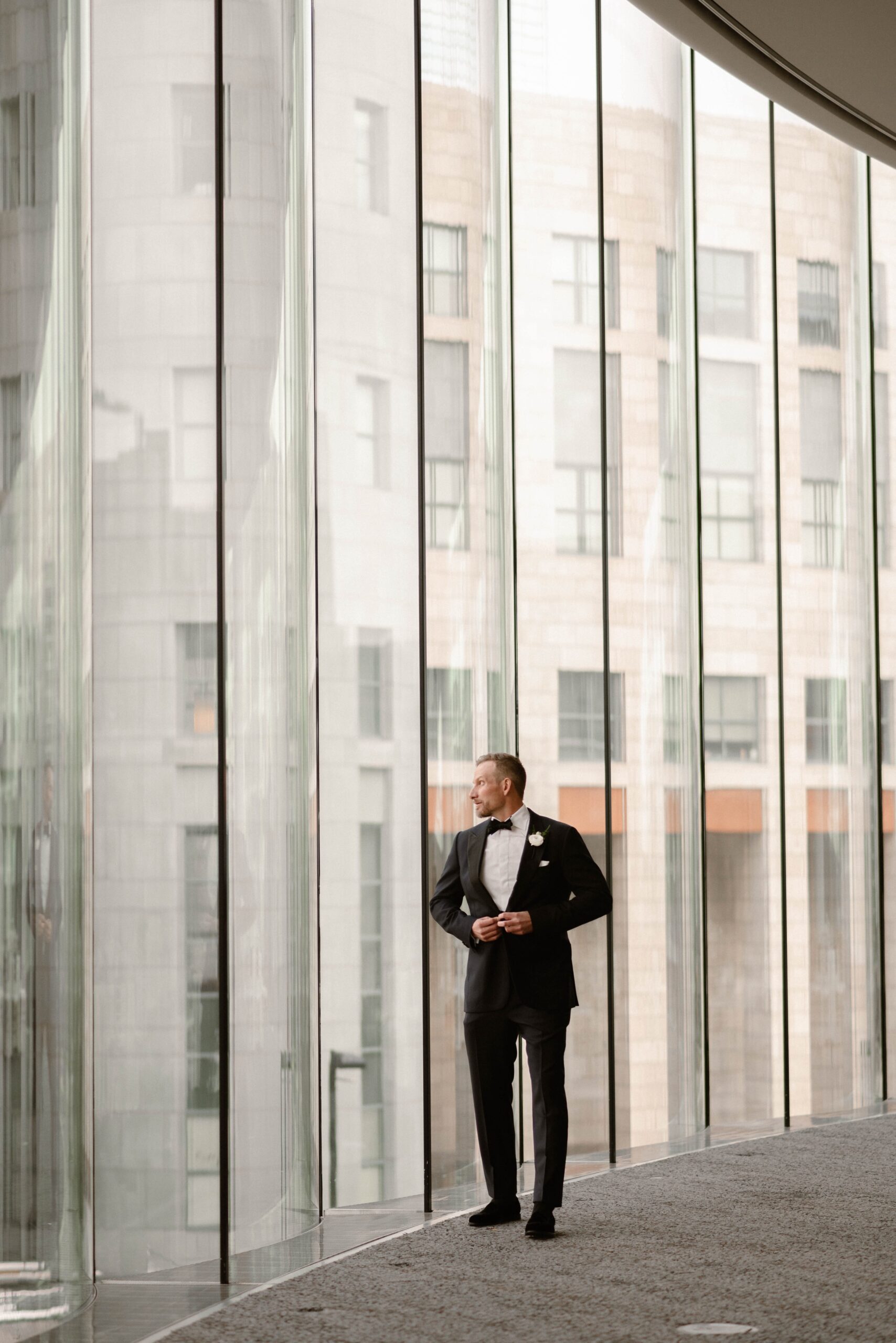 Denver wedding photos taken at the Denver Art Museum. Photo by Durango and Telluride wedding photographer Ashley Joyce.