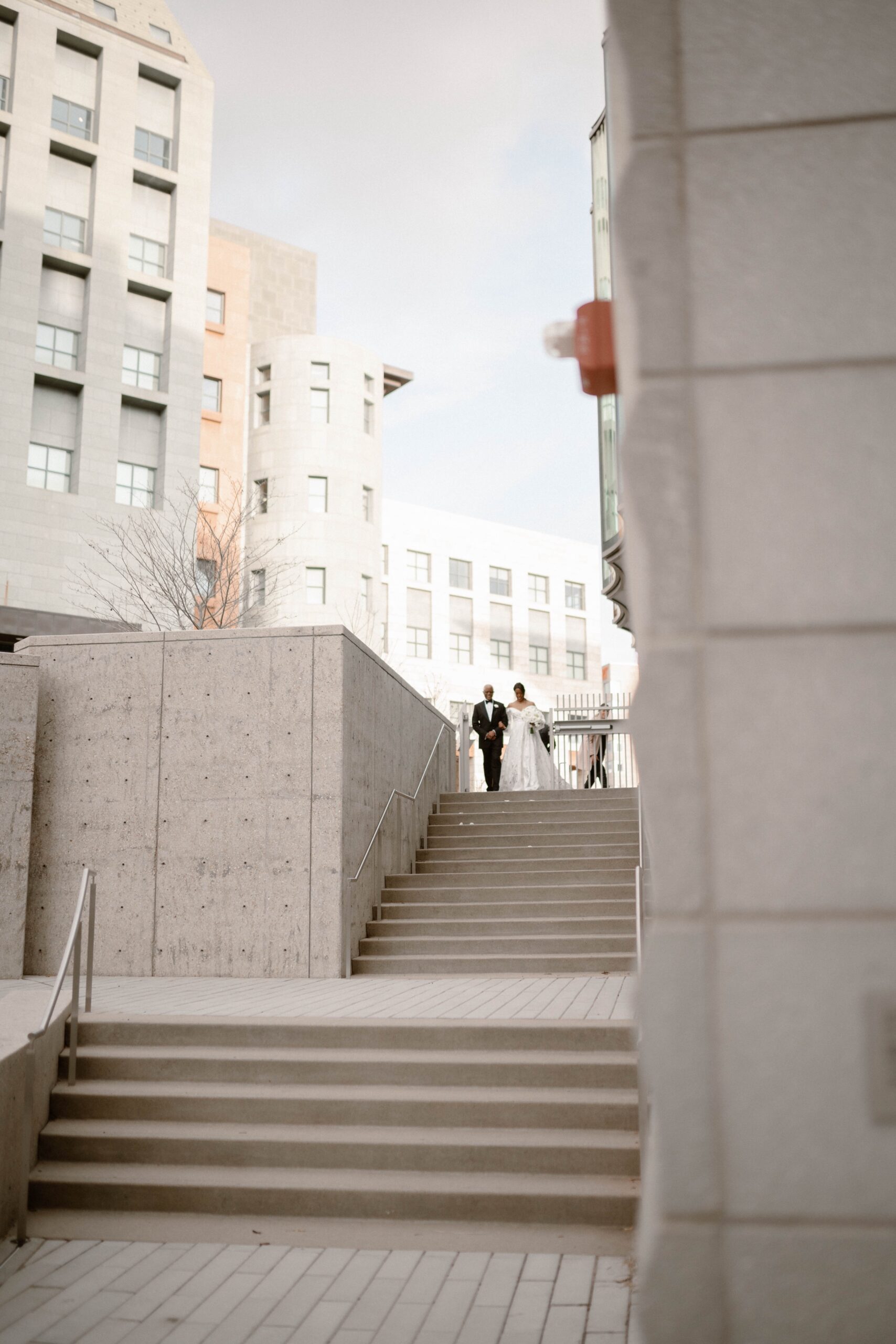 Denver wedding photos taken at the Denver Art Museum. Photo by Durango and Telluride wedding photographer Ashley Joyce.