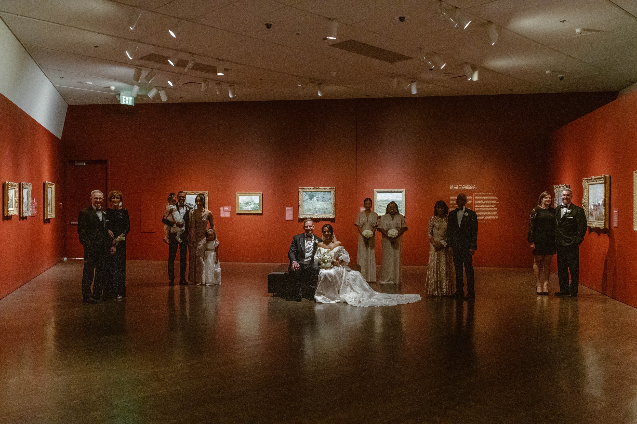 Denver wedding photos taken at the Denver Art Museum. Photo by Durango and Telluride wedding photographer Ashley Joyce.