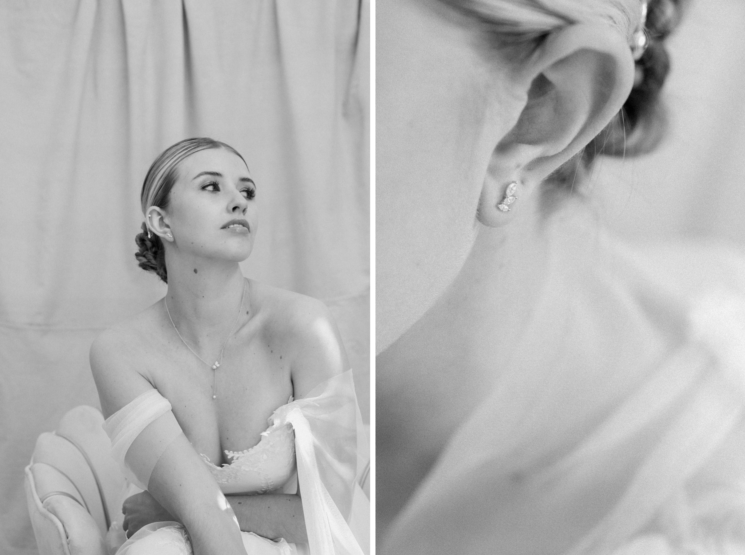 Elegant bridal photos by Colorado wedding photographer Ashley Joyce