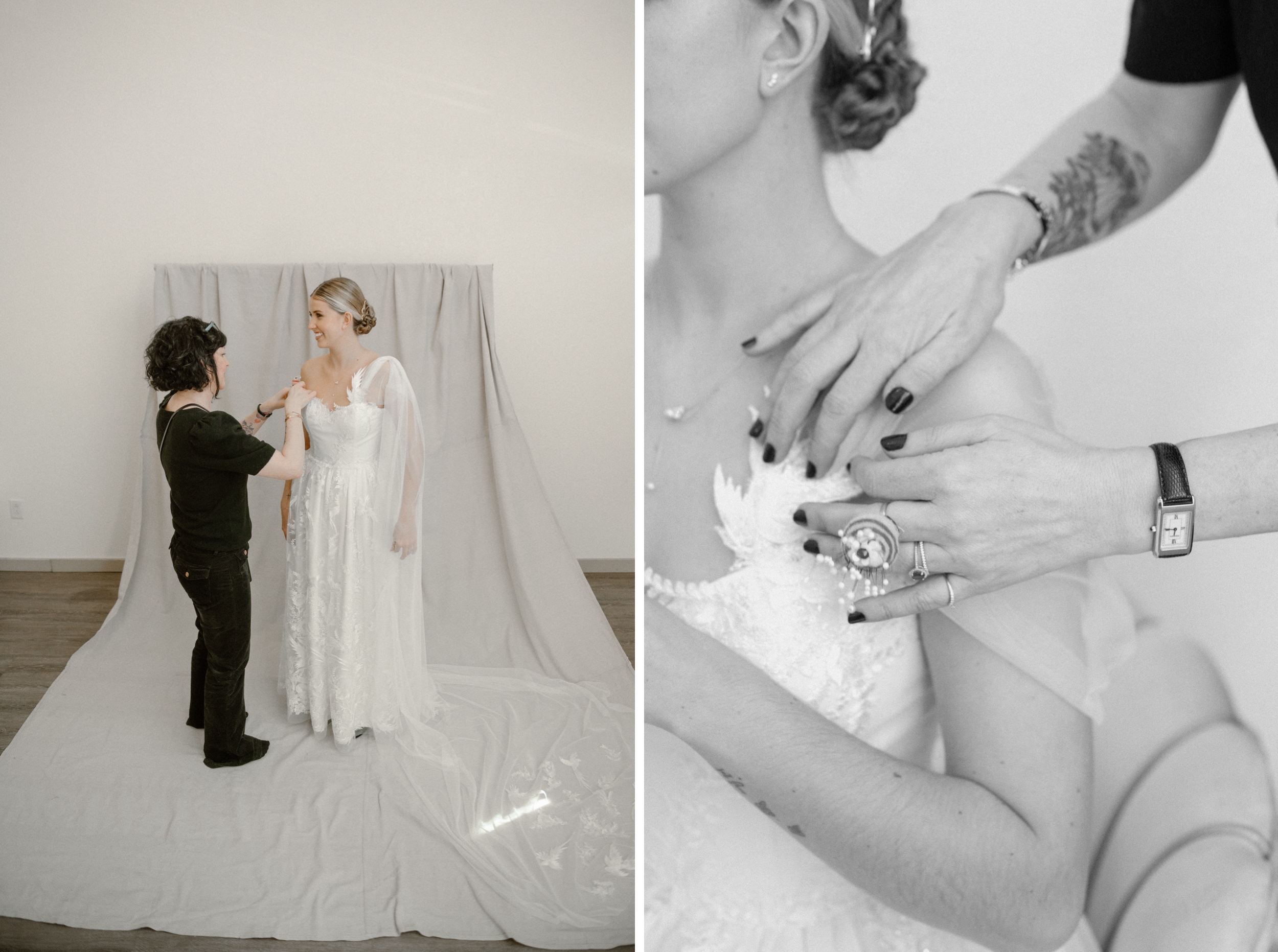 Elegant bridal photos by Colorado wedding photographer Ashley Joyce