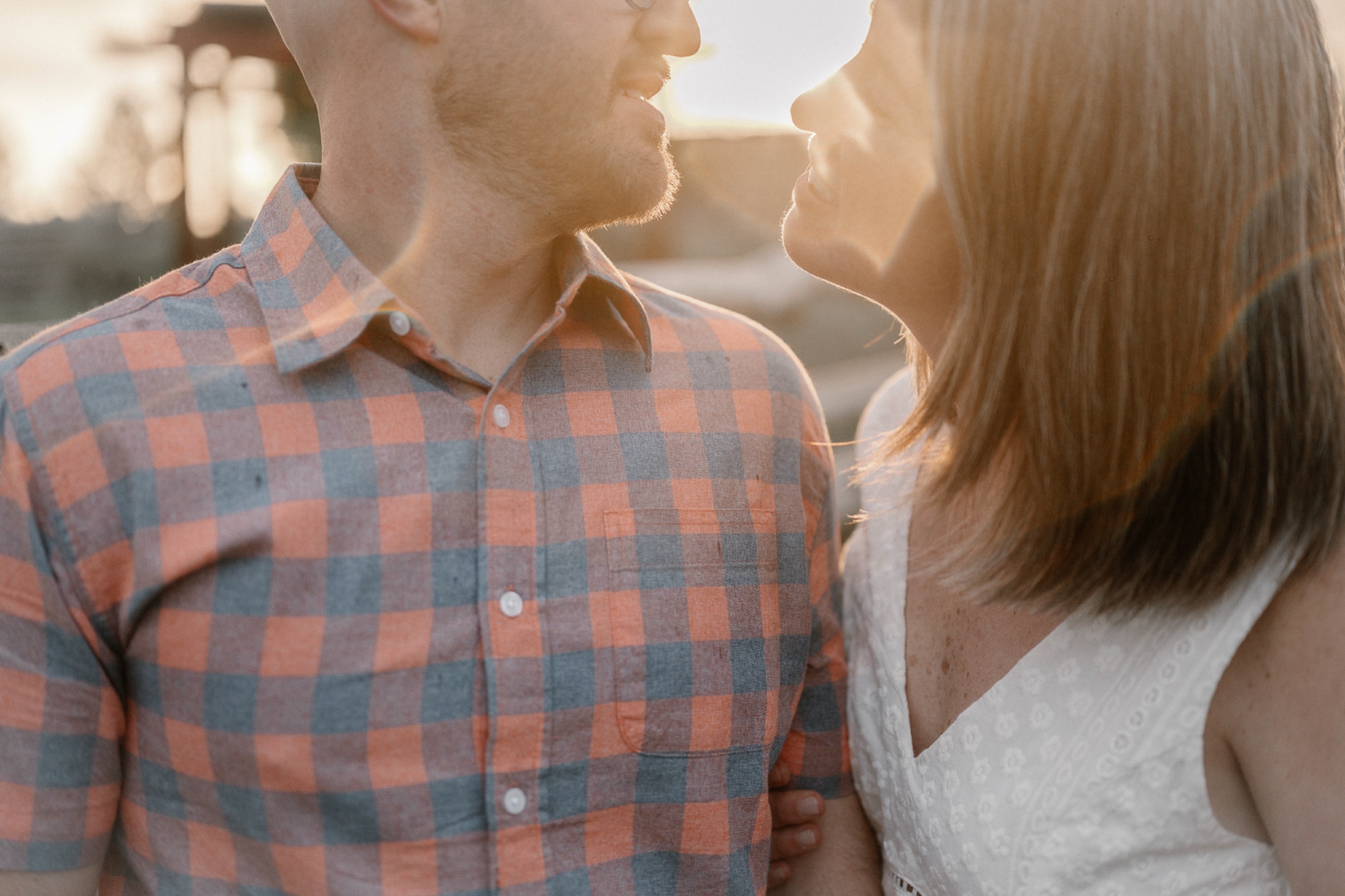 Engagement photos taken in downtown Taos, New Mexico. Photos by Telluride wedding photographer Ashley Joyce Photography.