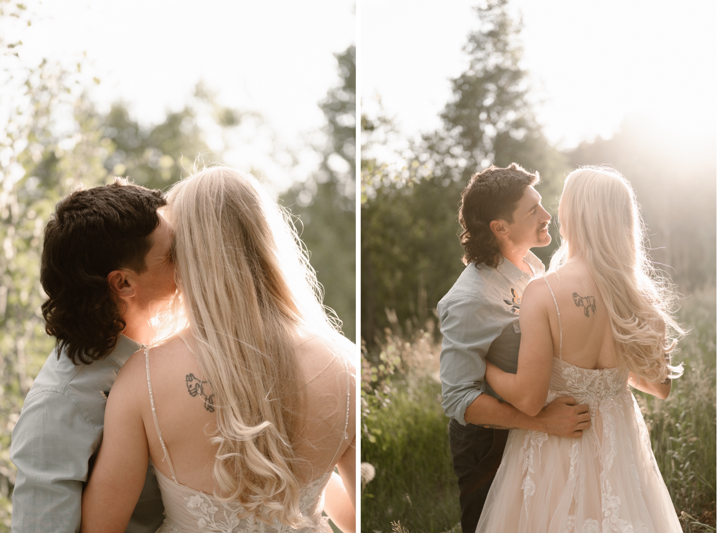 A couple hosts an intimate Durango wedding, photographed by Durango wedding photographer, Ashley Joyce Photography.