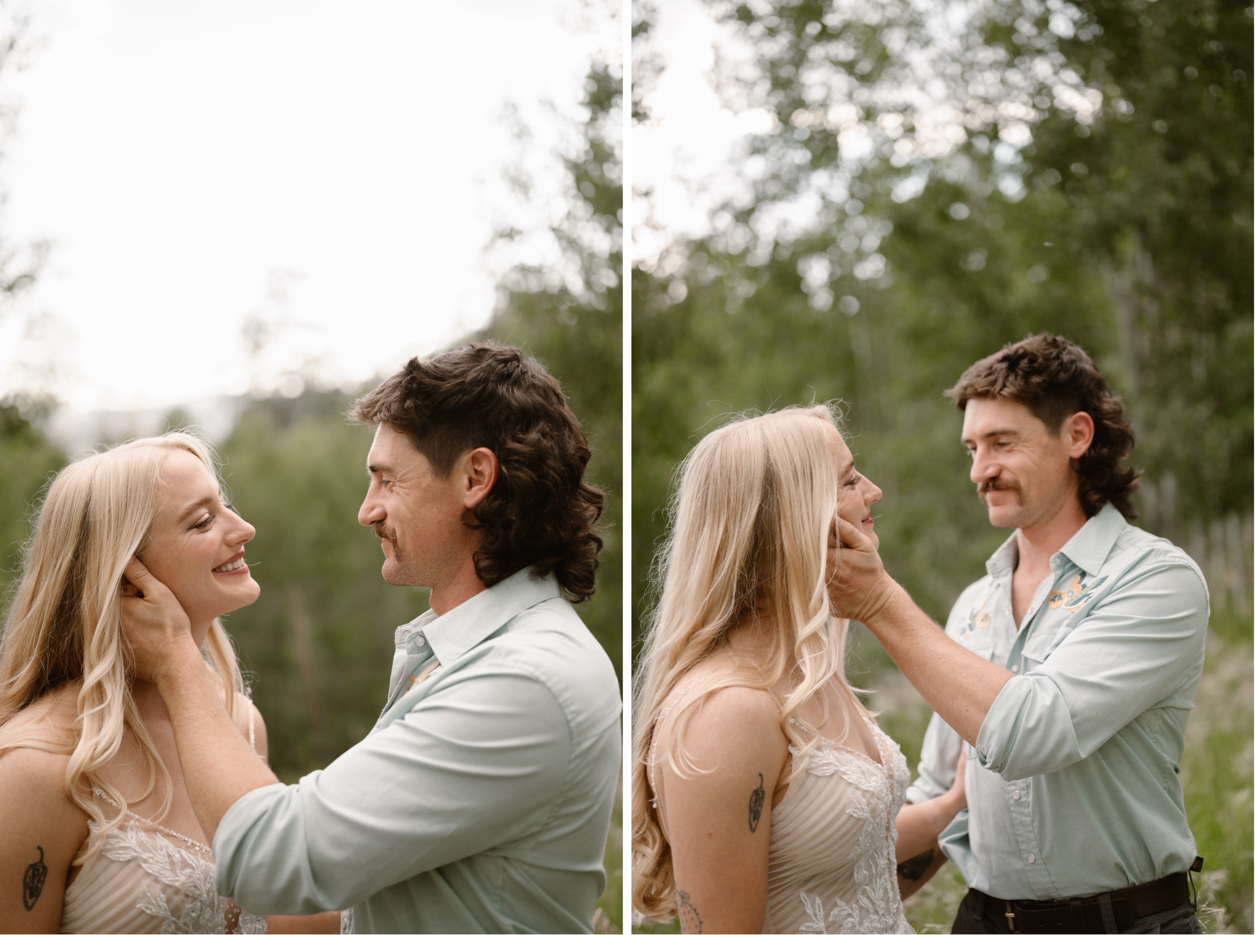 A couple hosts an intimate Durango wedding, photographed by Durango wedding photographer, Ashley Joyce Photography.