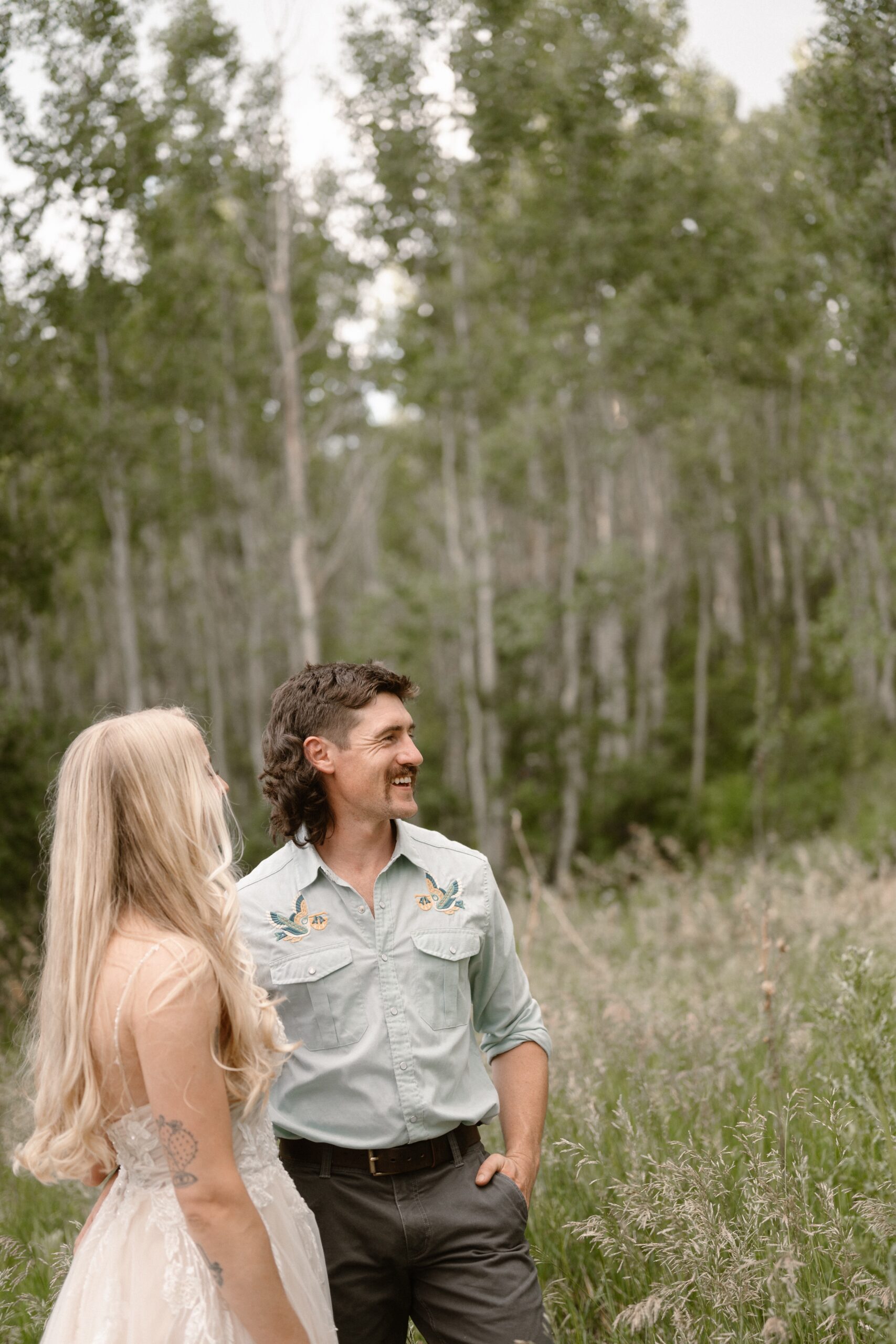 A couple hosts an intimate Durango wedding, photographed by Durango wedding photographer, Ashley Joyce Photography.