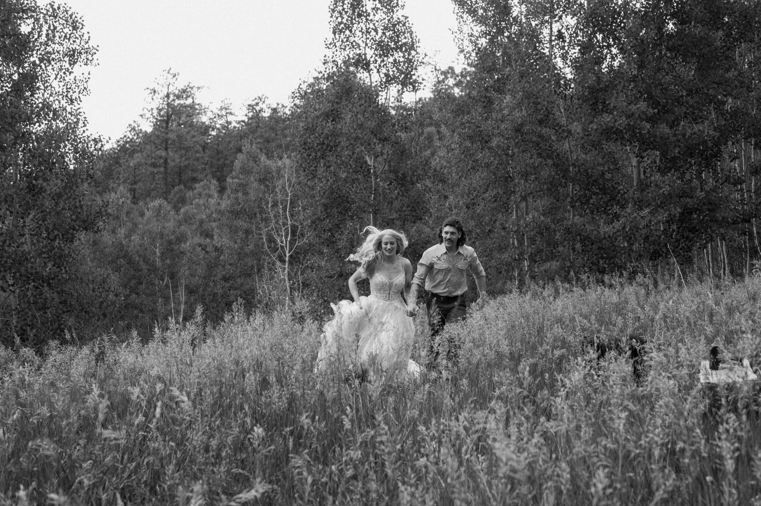 A couple hosts an intimate Durango wedding, photographed by Durango wedding photographer, Ashley Joyce Photography.