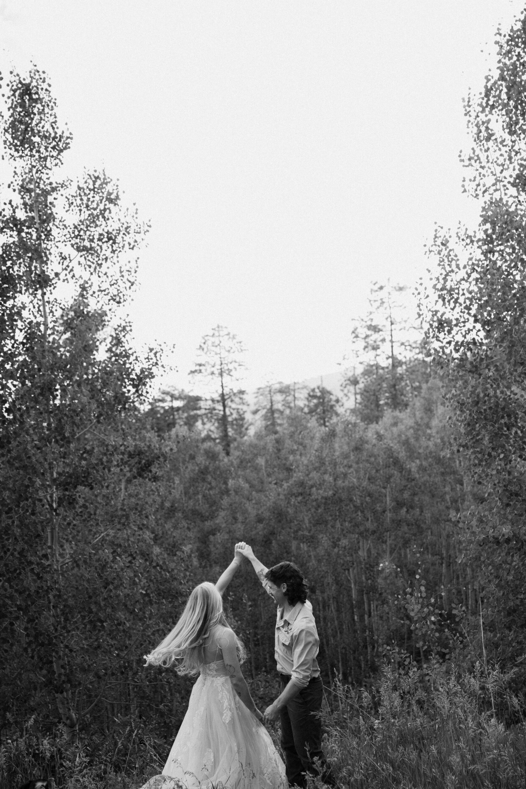 A couple hosts an intimate Durango wedding, photographed by Durango wedding photographer, Ashley Joyce Photography.