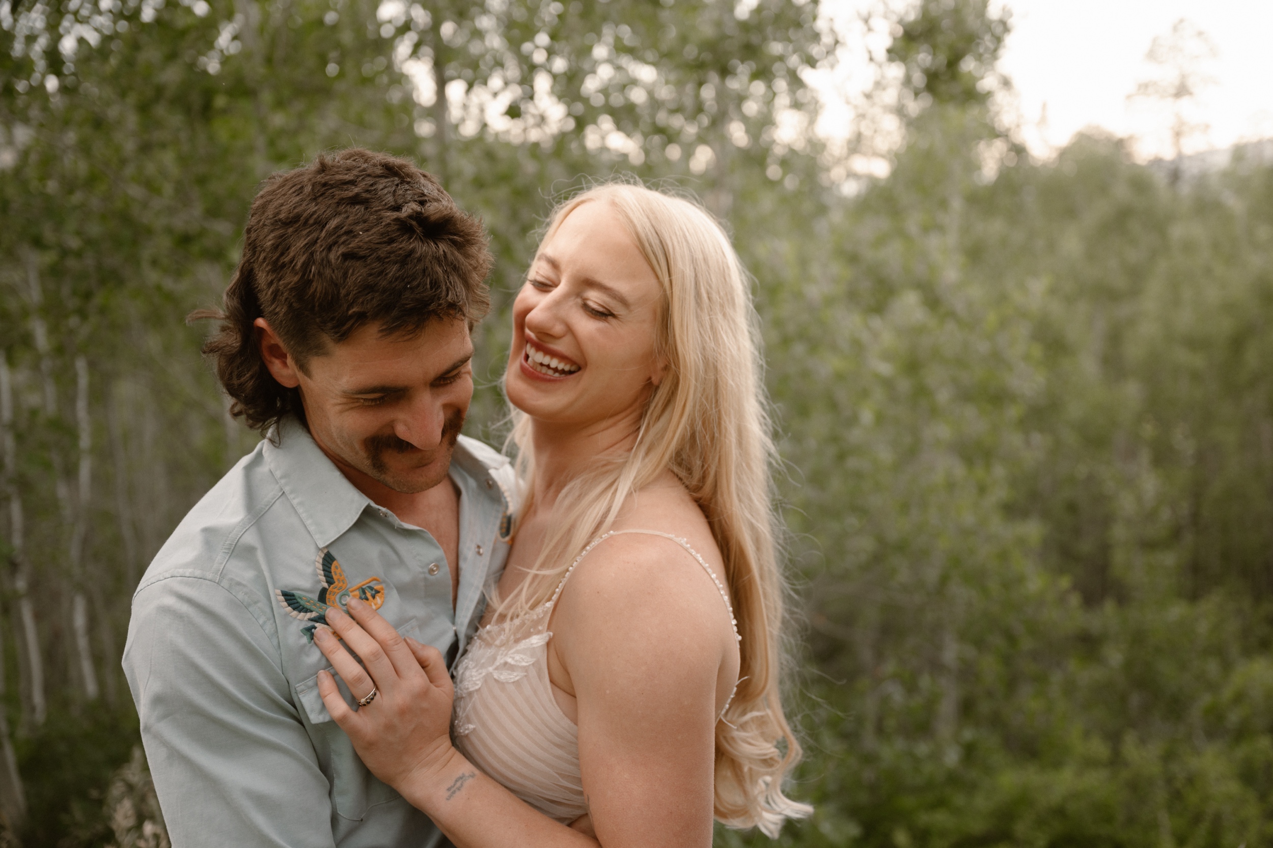 A couple hosts an intimate Durango wedding, photographed by Durango wedding photographer, Ashley Joyce Photography.