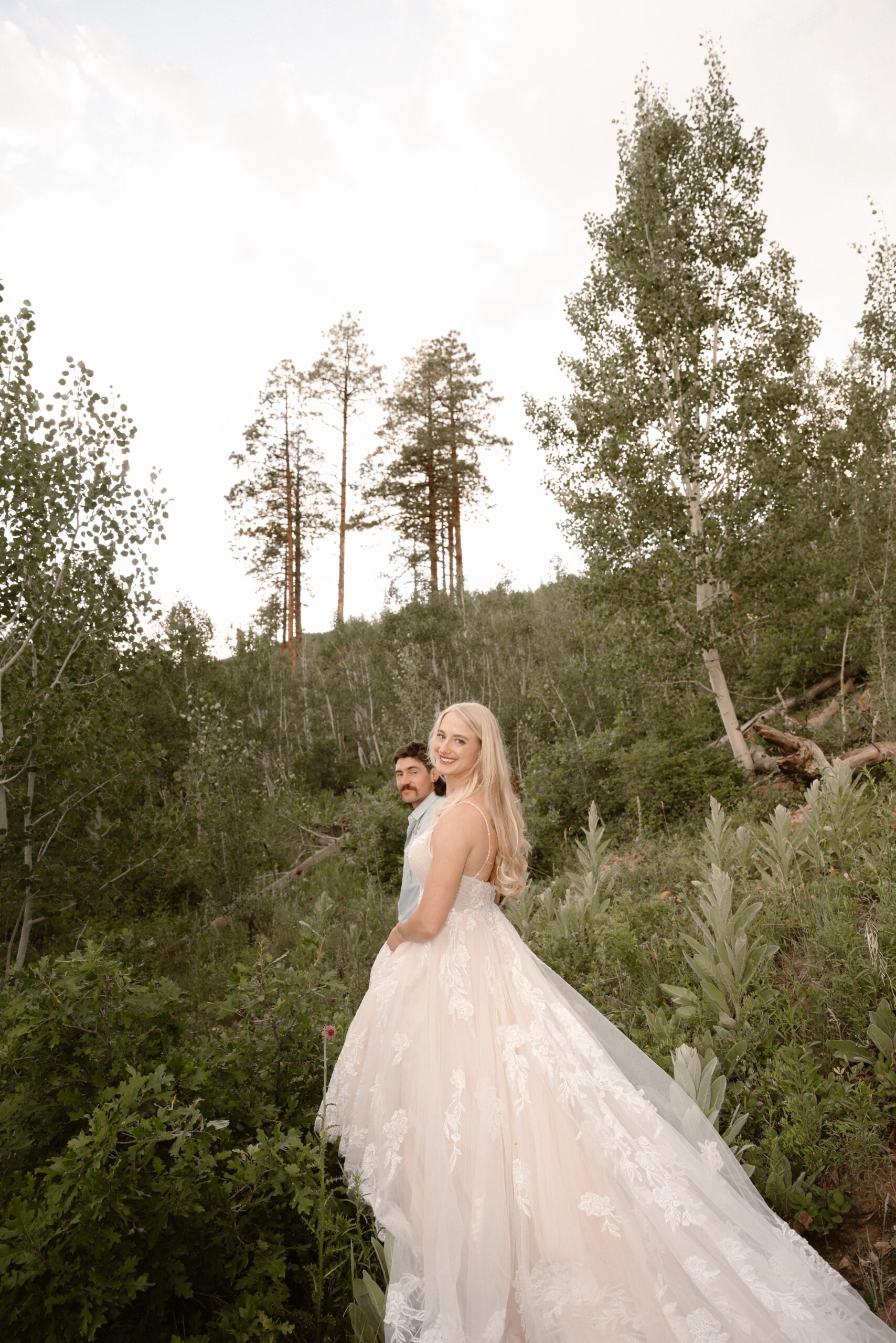 A couple hosts an intimate Durango wedding, photographed by Durango wedding photographer, Ashley Joyce Photography.