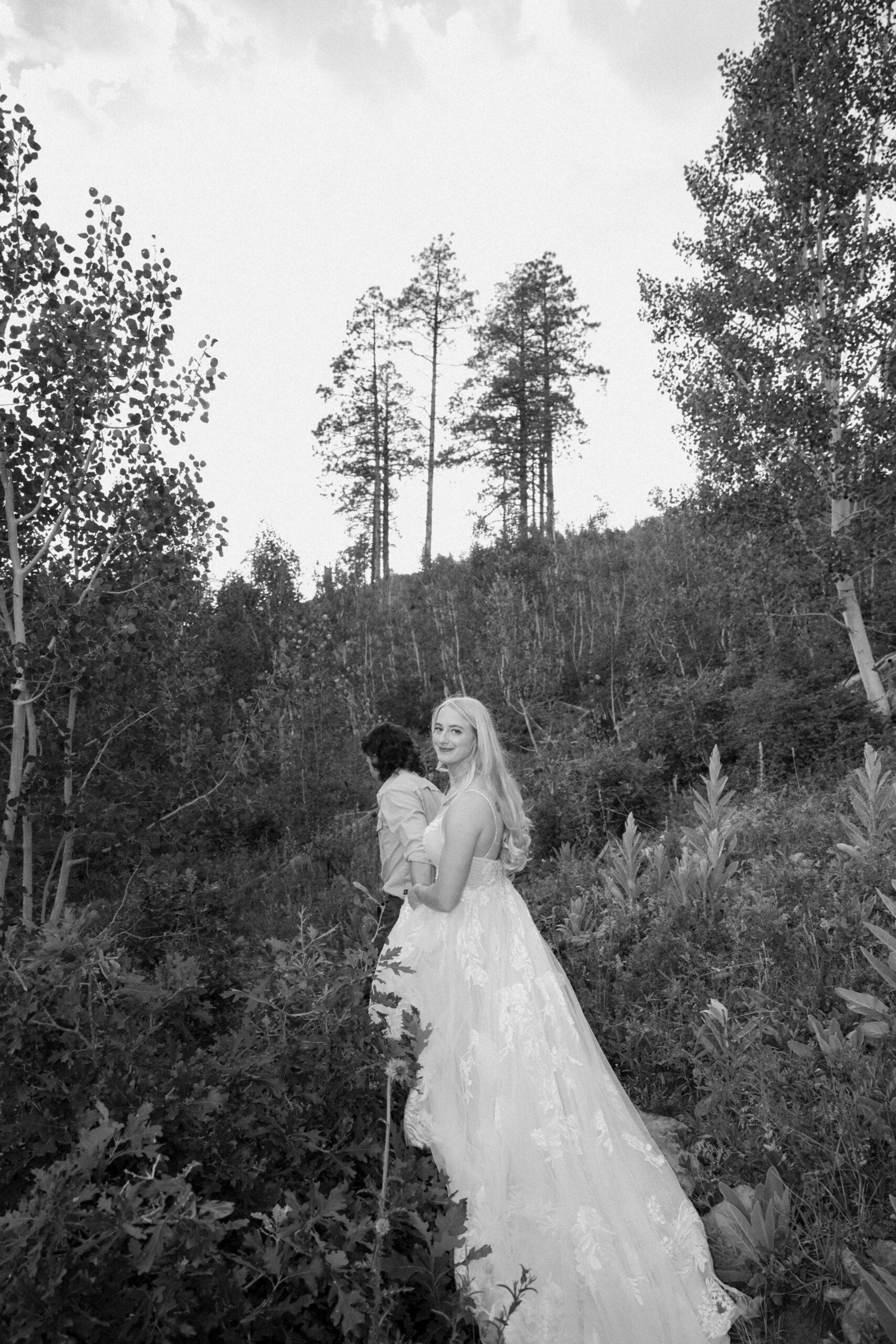 A couple hosts an intimate Durango wedding, photographed by Durango wedding photographer, Ashley Joyce Photography.