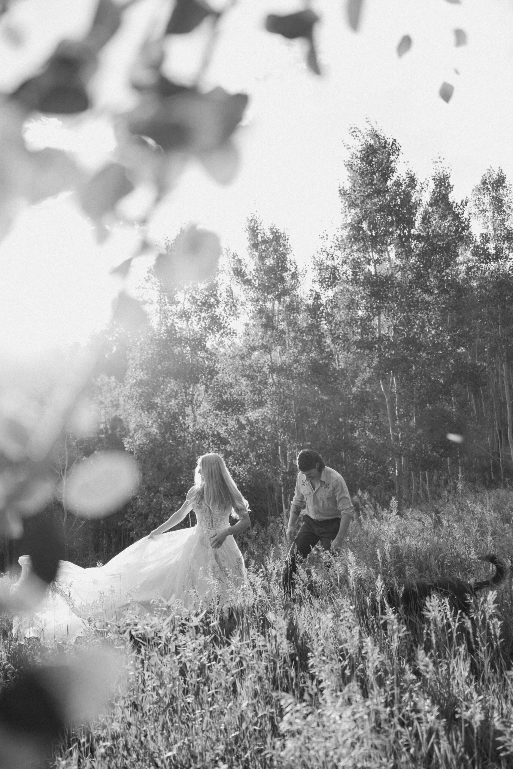 A couple hosts an intimate Durango wedding, photographed by Durango wedding photographer, Ashley Joyce Photography.