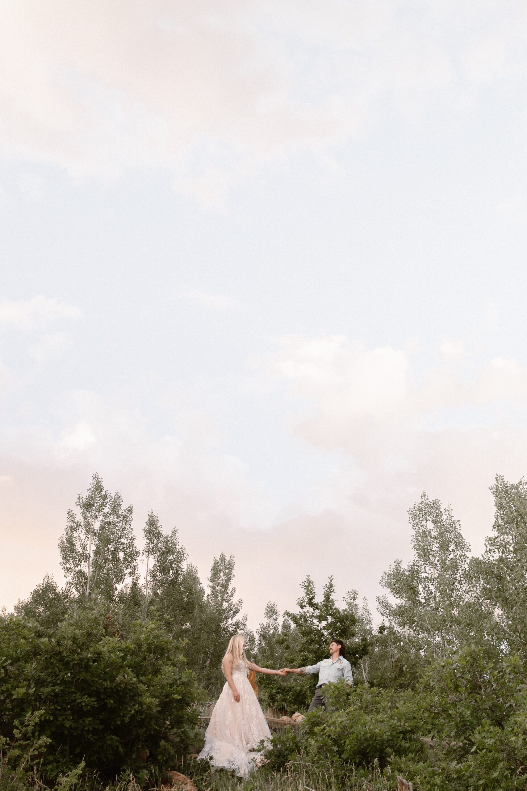 A couple hosts an intimate Durango wedding, photographed by Durango wedding photographer, Ashley Joyce Photography.