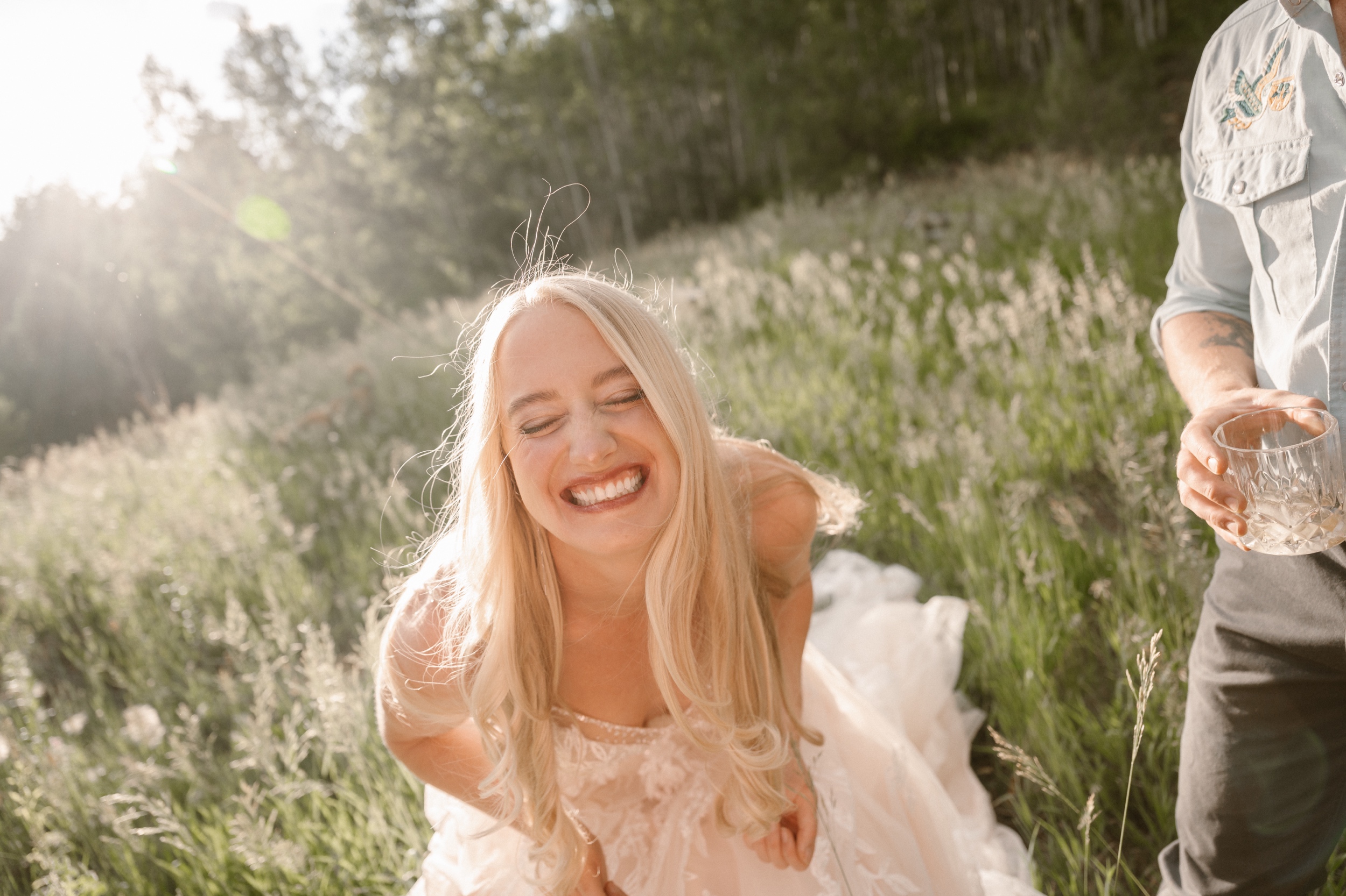 A couple hosts an intimate Durango wedding, photographed by Durango wedding photographer, Ashley Joyce Photography.