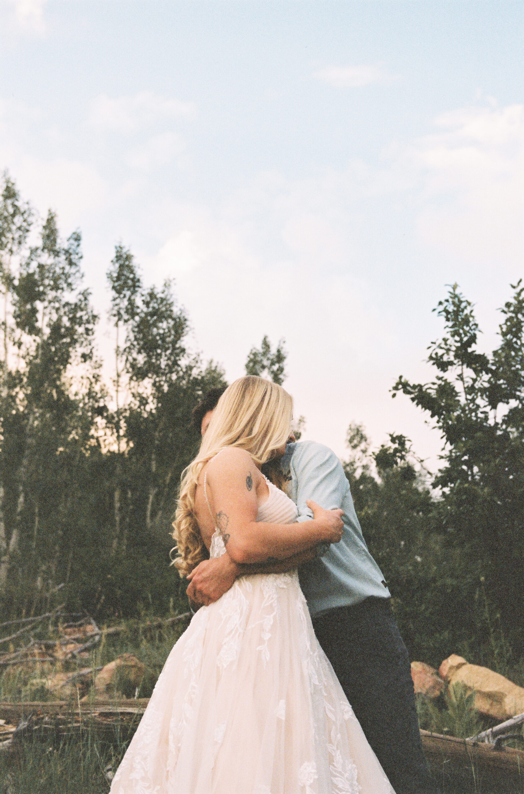 35mm film wedding photos by Telluride weeding photographer Ashley Joyce Photography