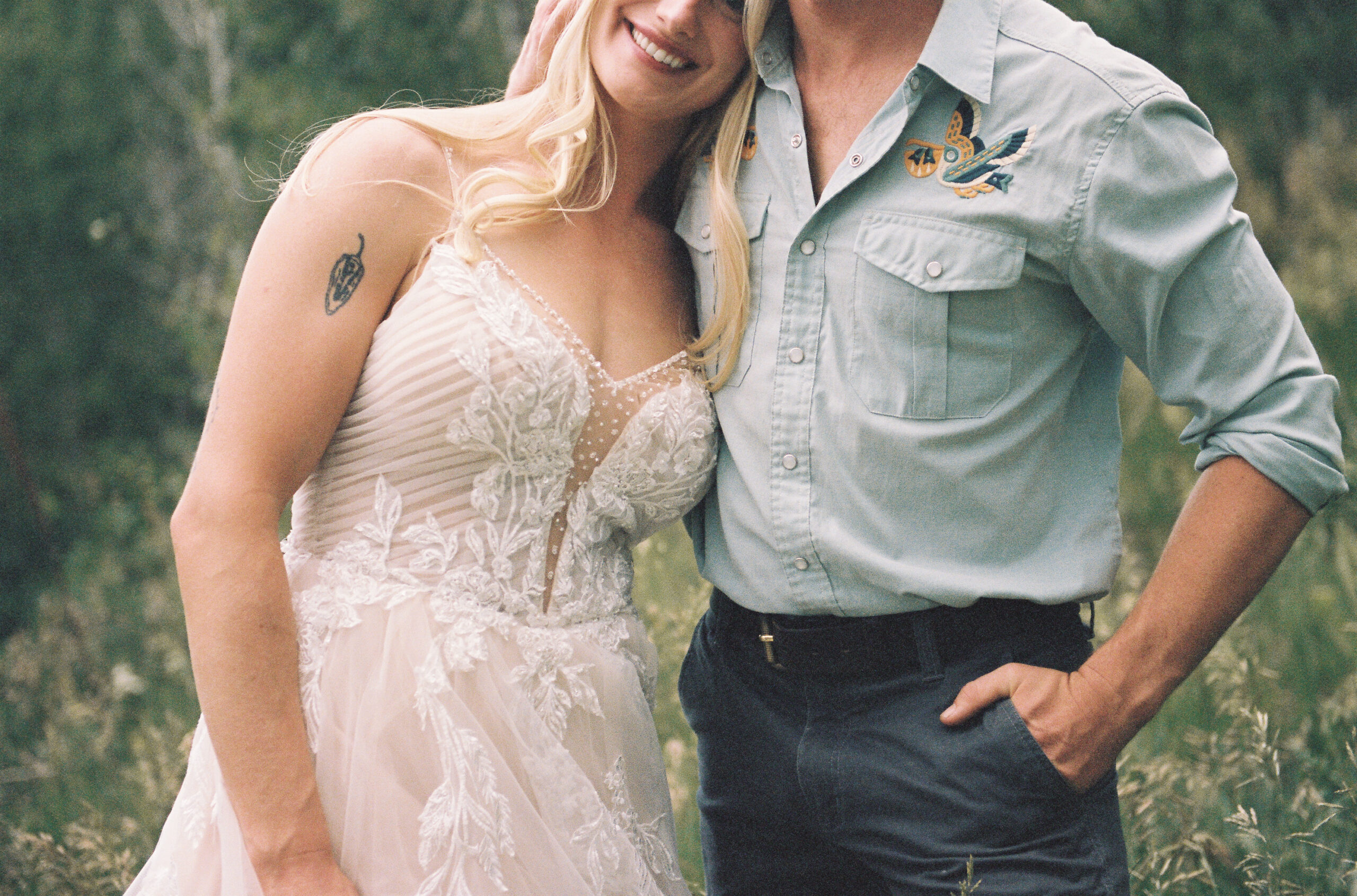 35mm film wedding photos by Telluride weeding photographer Ashley Joyce Photography