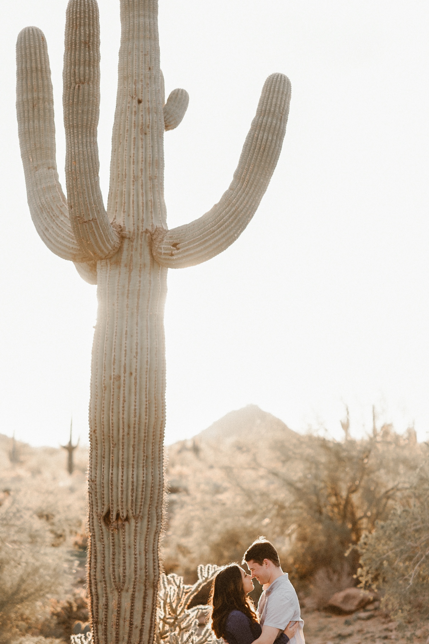 Phoenix engagement session, Arizona engagement session, desert engagement session. Photo by Durango and Telluride wedding photographer Ashley Joyce