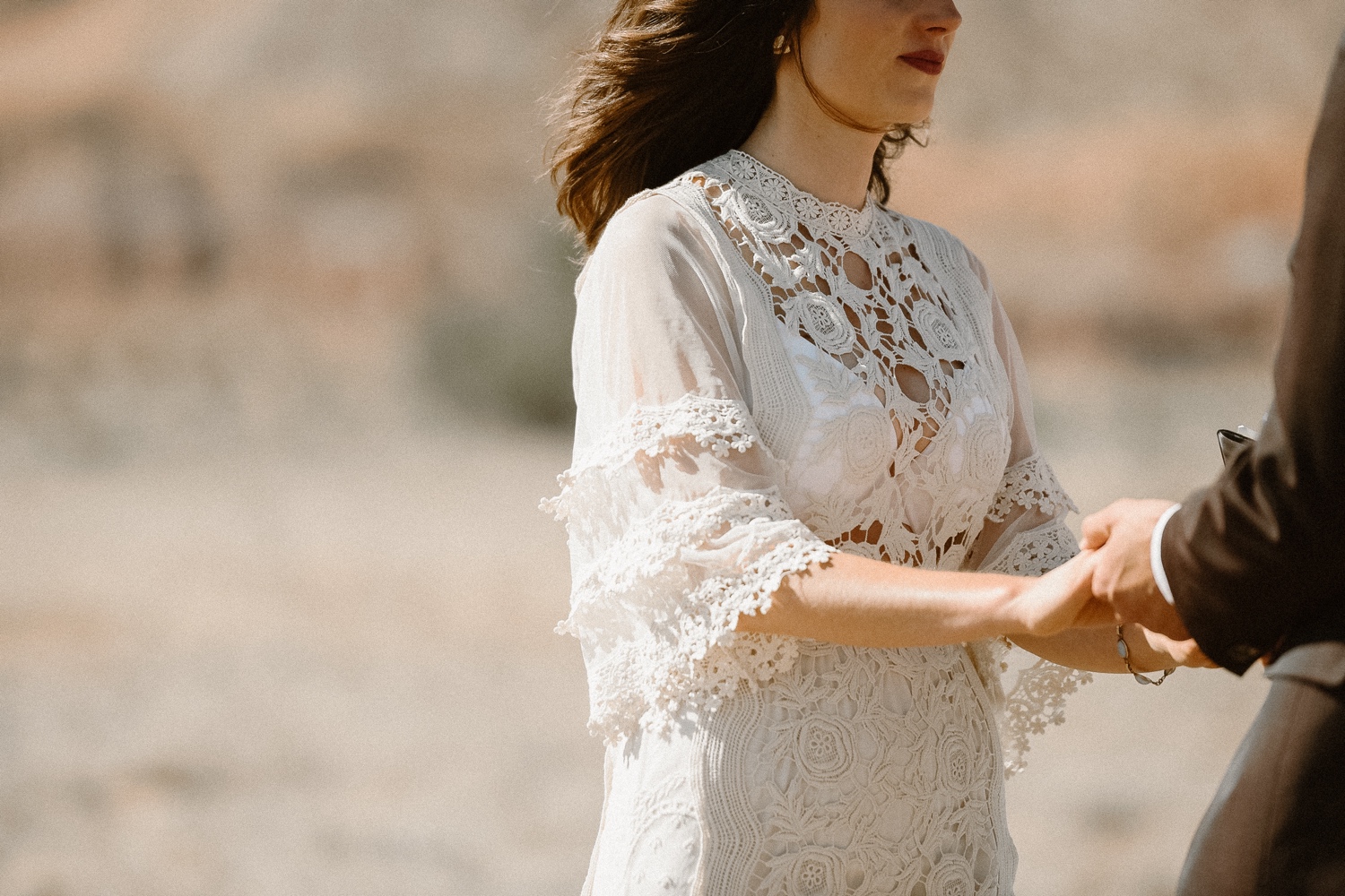 An intimate Ghost Ranch wedding on a beautiful summer day in Abiquiu, New Mexico. Photographed by Durango and Telluride wedding photographer Ashley Joyce.