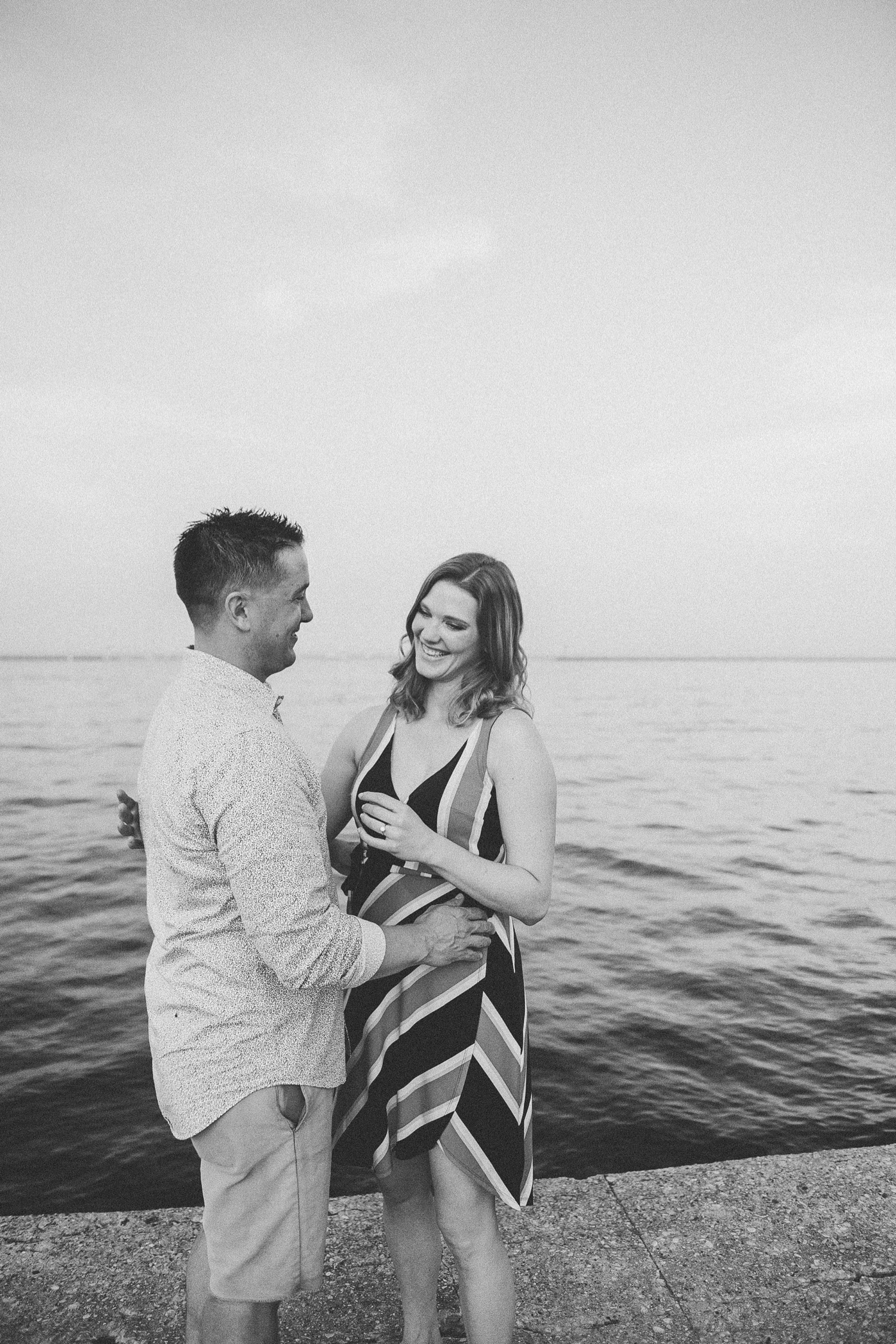 A chic Chicago engagement session in downtown Chicago. Photographed by Durango and Telluride wedding photographer Ashley Joyce