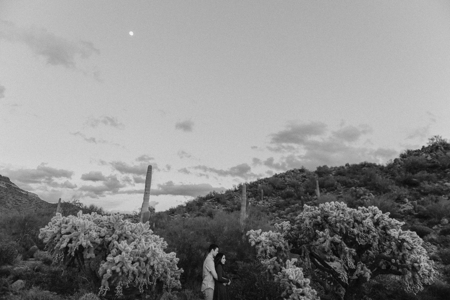 Phoenix engagement session, Arizona engagement session, desert engagement session. Photo by Durango and Telluride wedding photographer Ashley Joyce