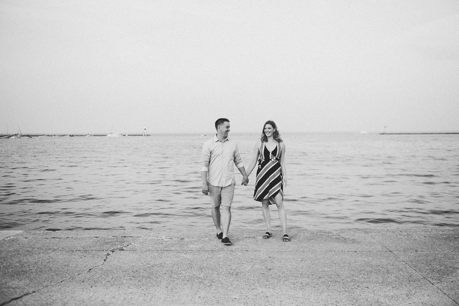 A chic Chicago engagement session in downtown Chicago. Photographed by Durango and Telluride wedding photographer Ashley Joyce