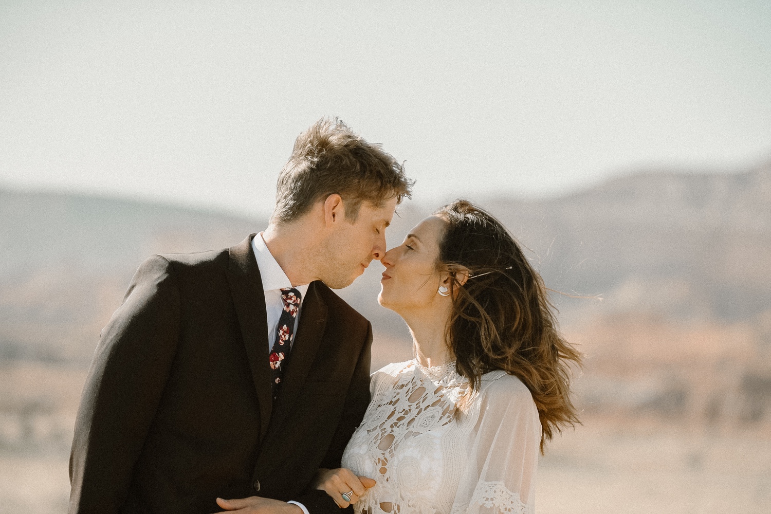 An intimate Ghost Ranch wedding on a beautiful summer day in Abiquiu, New Mexico. Photographed by Durango and Telluride wedding photographer Ashley Joyce.