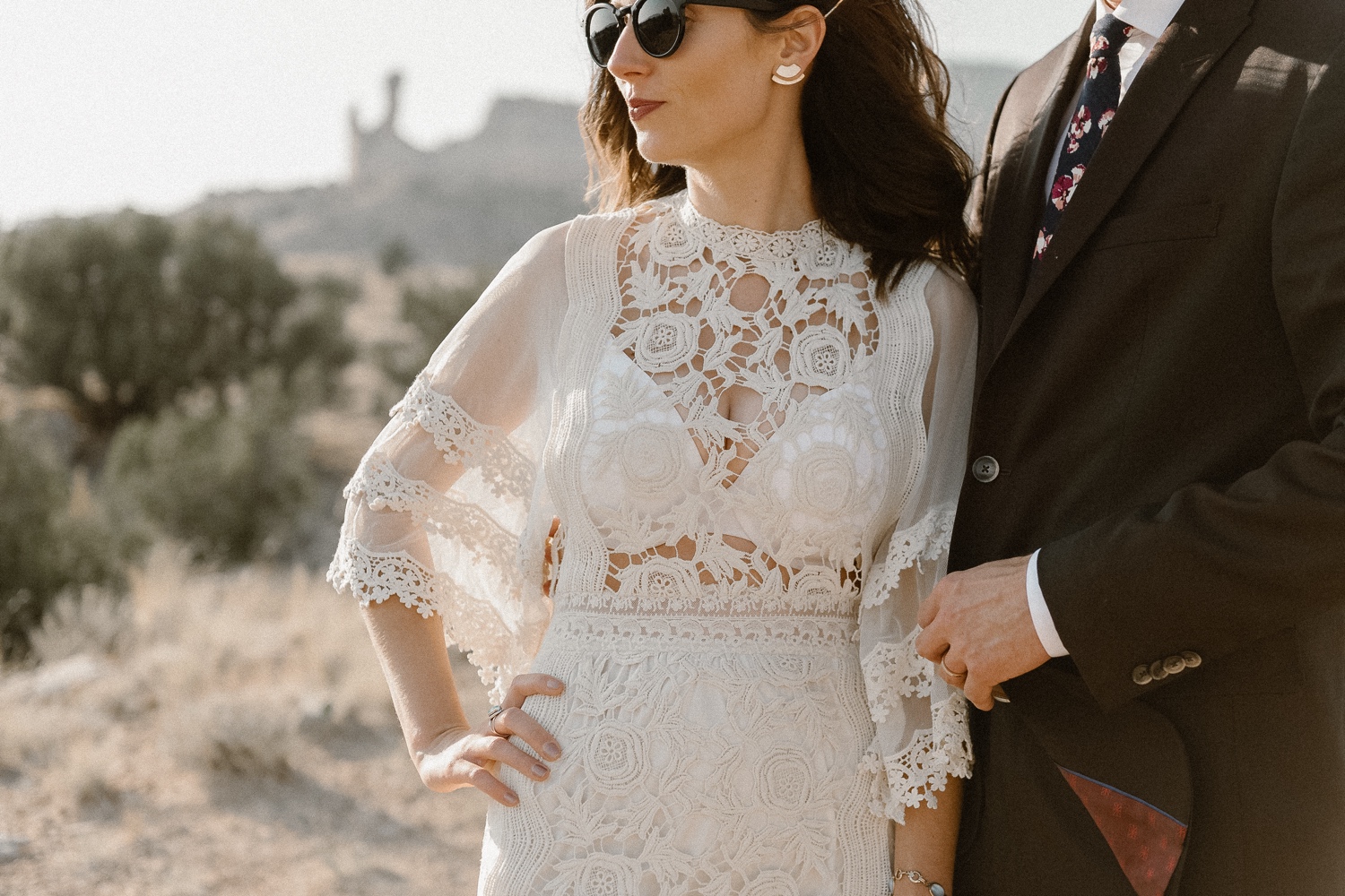 An intimate Ghost Ranch wedding on a beautiful summer day in Abiquiu, New Mexico. Photographed by Durango and Telluride wedding photographer Ashley Joyce.