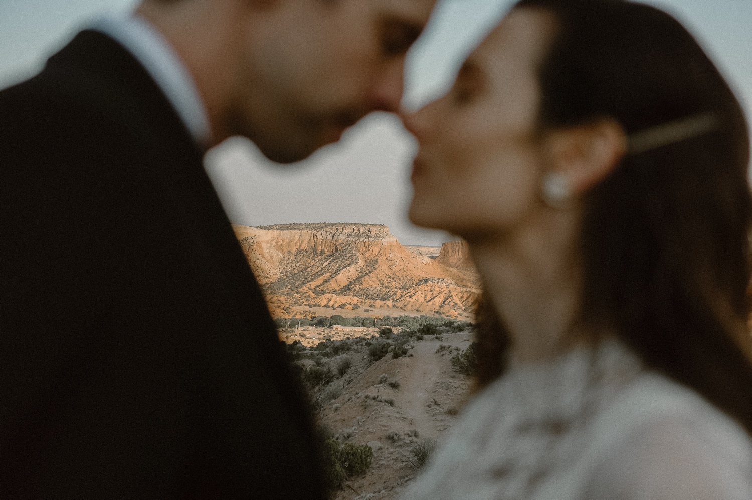 An intimate Ghost Ranch wedding on a beautiful summer day in Abiquiu, New Mexico. Photographed by Durango and Telluride wedding photographer Ashley Joyce.