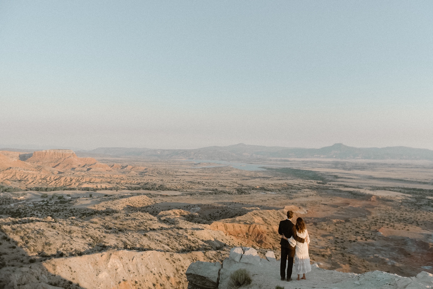 An intimate Ghost Ranch wedding on a beautiful summer day in Abiquiu, New Mexico. Photographed by Durango and Telluride wedding photographer Ashley Joyce.