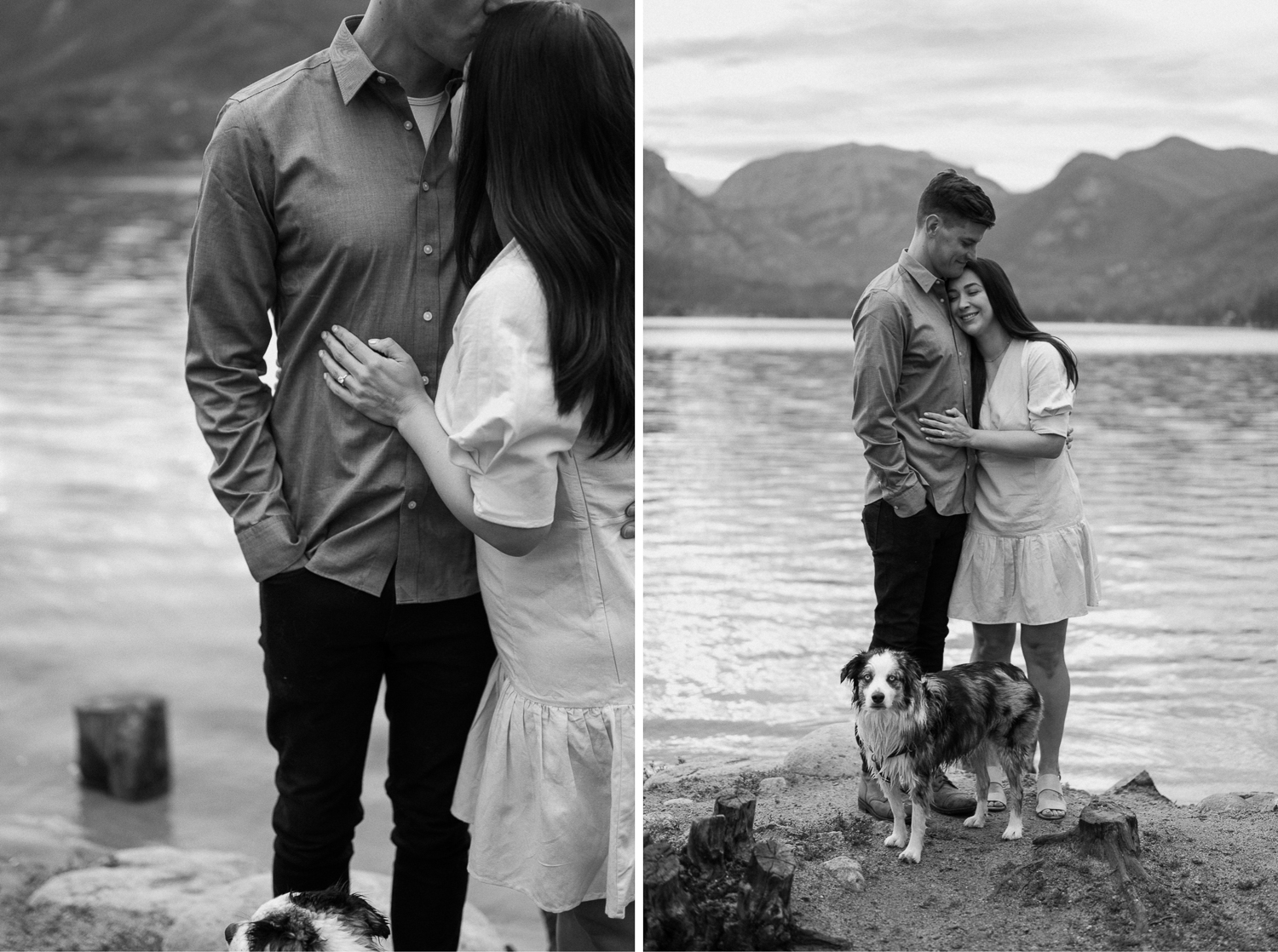 A fall engagement session at Rocky Mountain National Park by Durango and Telluride wedding photographer Ashley Joyce