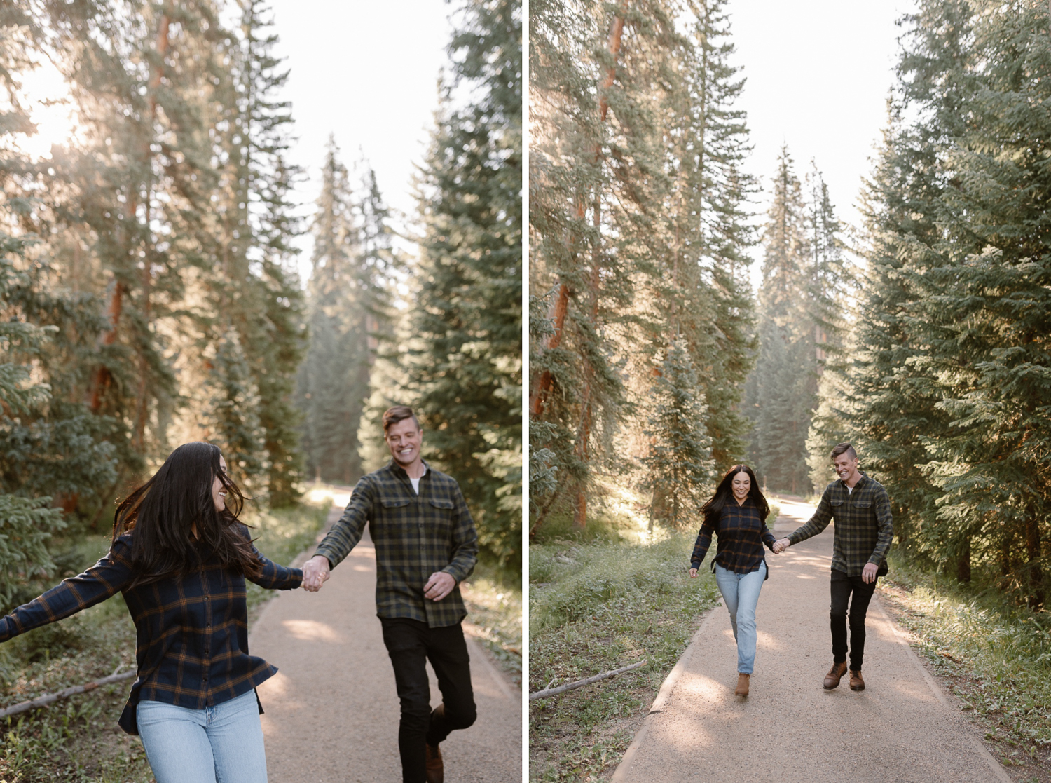 A fall engagement session at Rocky Mountain National Park by Durango and Telluride wedding photographer Ashley Joyce