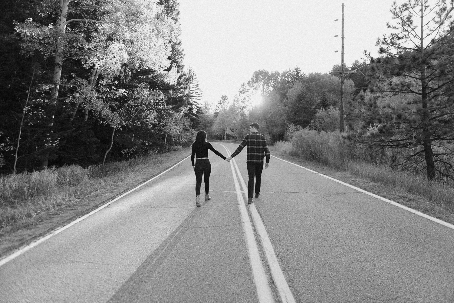 Golden Colorado engagement photos taken at Golden Gate Canyon State Park by Durango and Telluride wedding photographer Ashley Joyce.