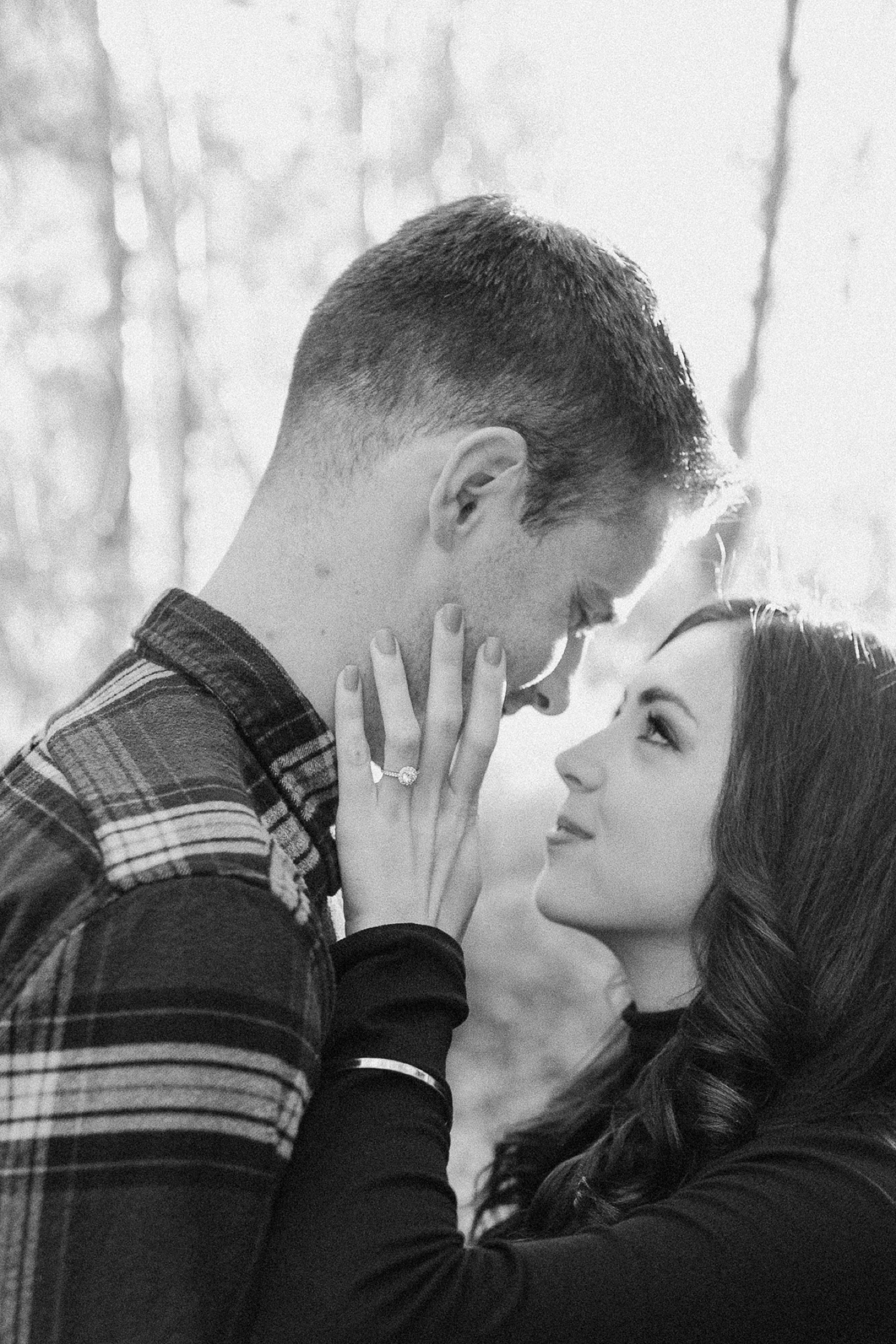 Golden Colorado engagement photos taken at Golden Gate Canyon State Park by Durango and Telluride wedding photographer Ashley Joyce.