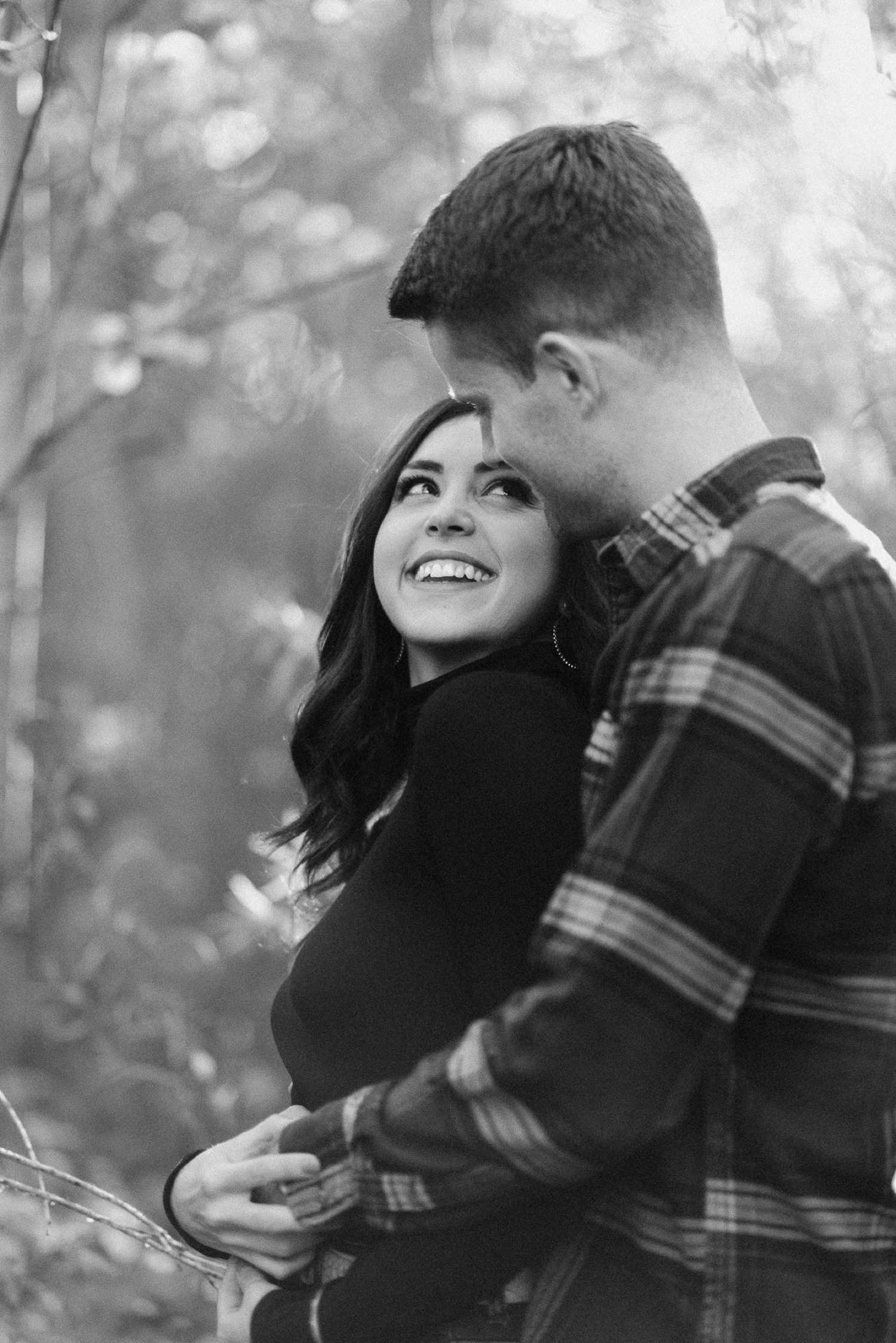 Golden Colorado engagement photos taken at Golden Gate Canyon State Park by Durango and Telluride wedding photographer Ashley Joyce.