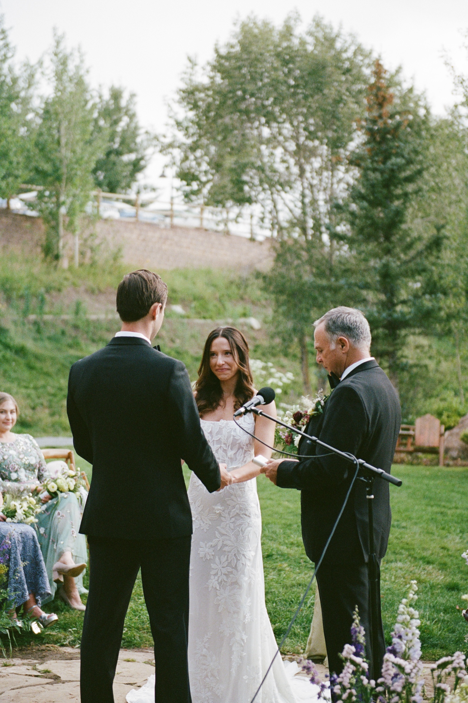 Colorado 35mm film wedding photography taken in Crested Butte by Durango and Telluride wedding photographer, Ashley Joyce. Photos from an intimate wedding in Crested Butte