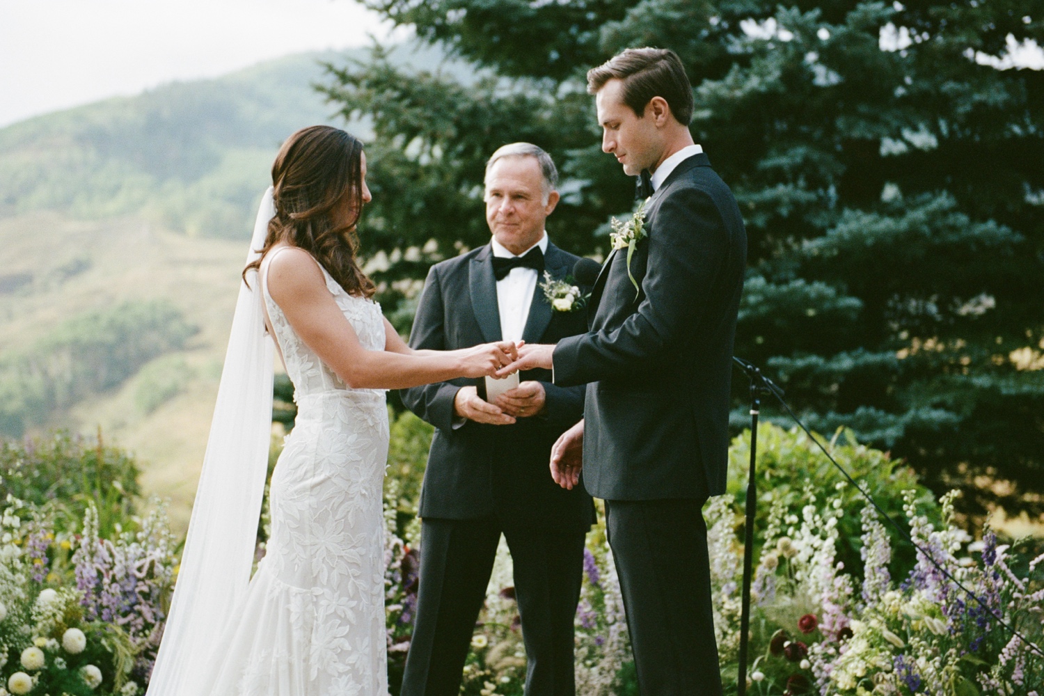 Colorado 35mm film wedding photography taken in Crested Butte by Durango and Telluride wedding photographer, Ashley Joyce. Photos from an intimate wedding in Crested Butte